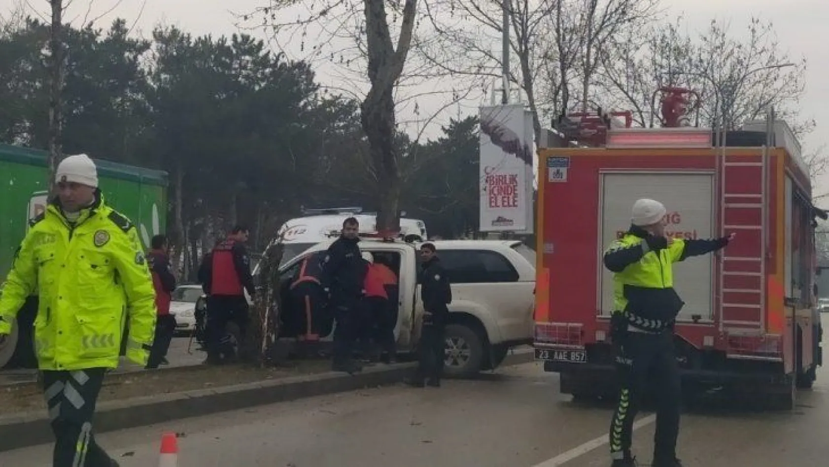 Elazığ - Baskil yolunda trafik kazası