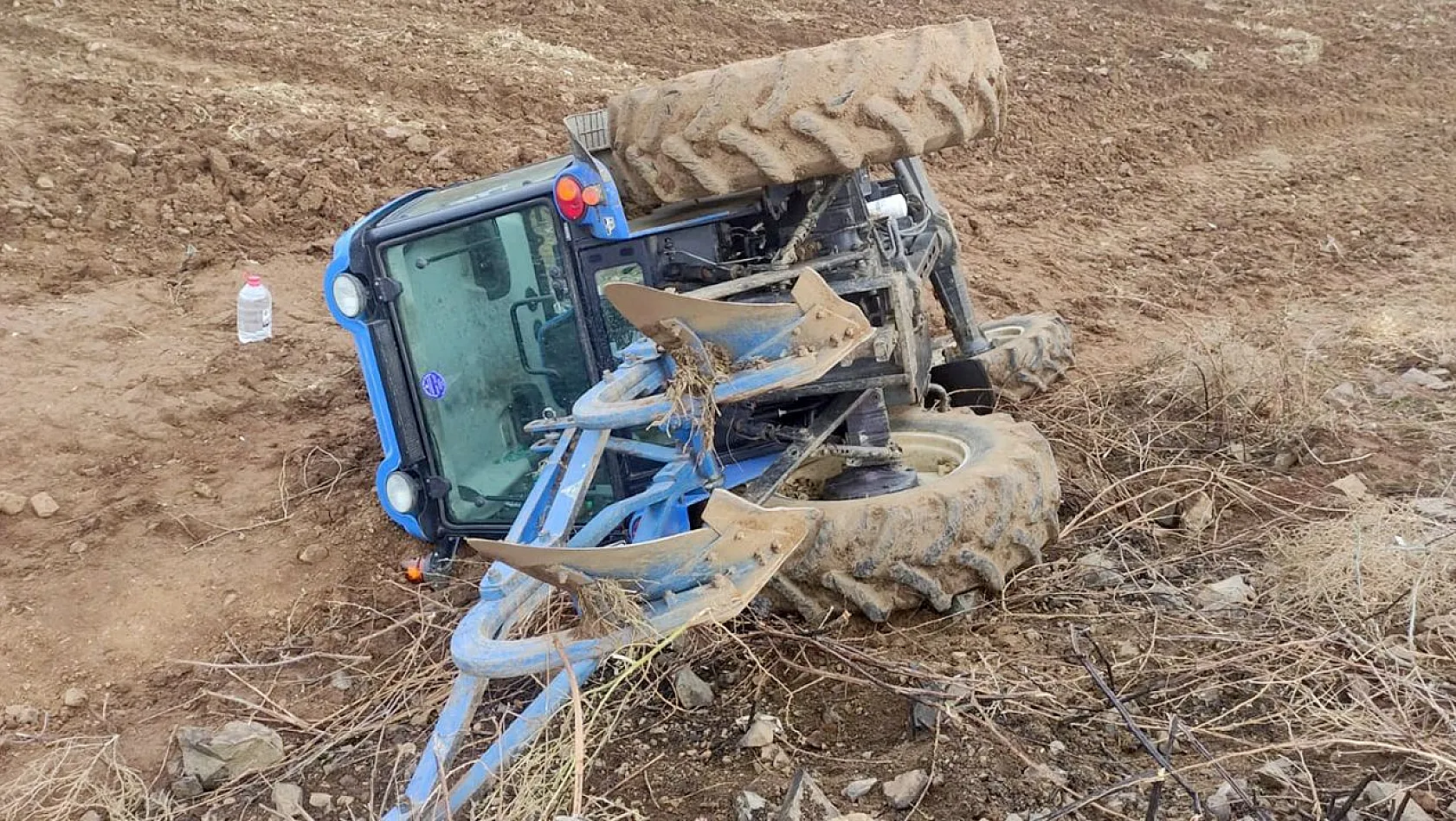 Elazığ'da traktör kazası