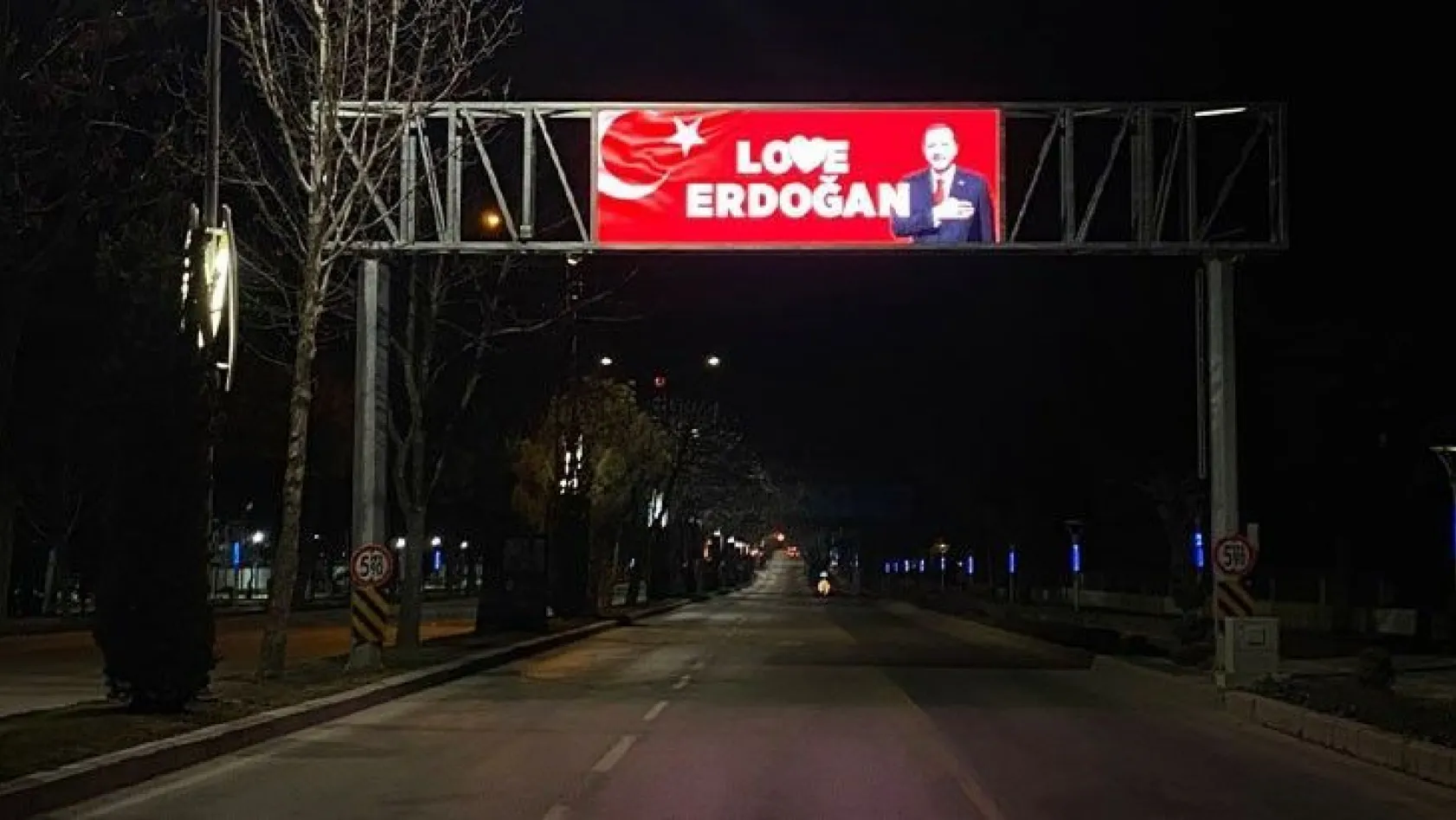 Elazığ'dan 'Love Erdoğan' mesajı