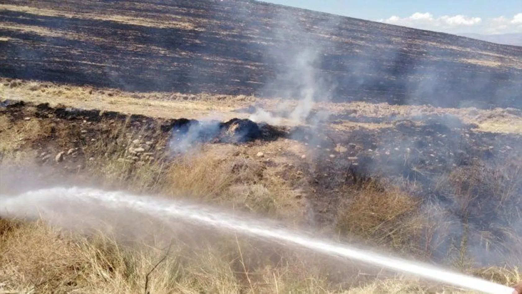 Elazığ'da 150 dönüm arazi yandı