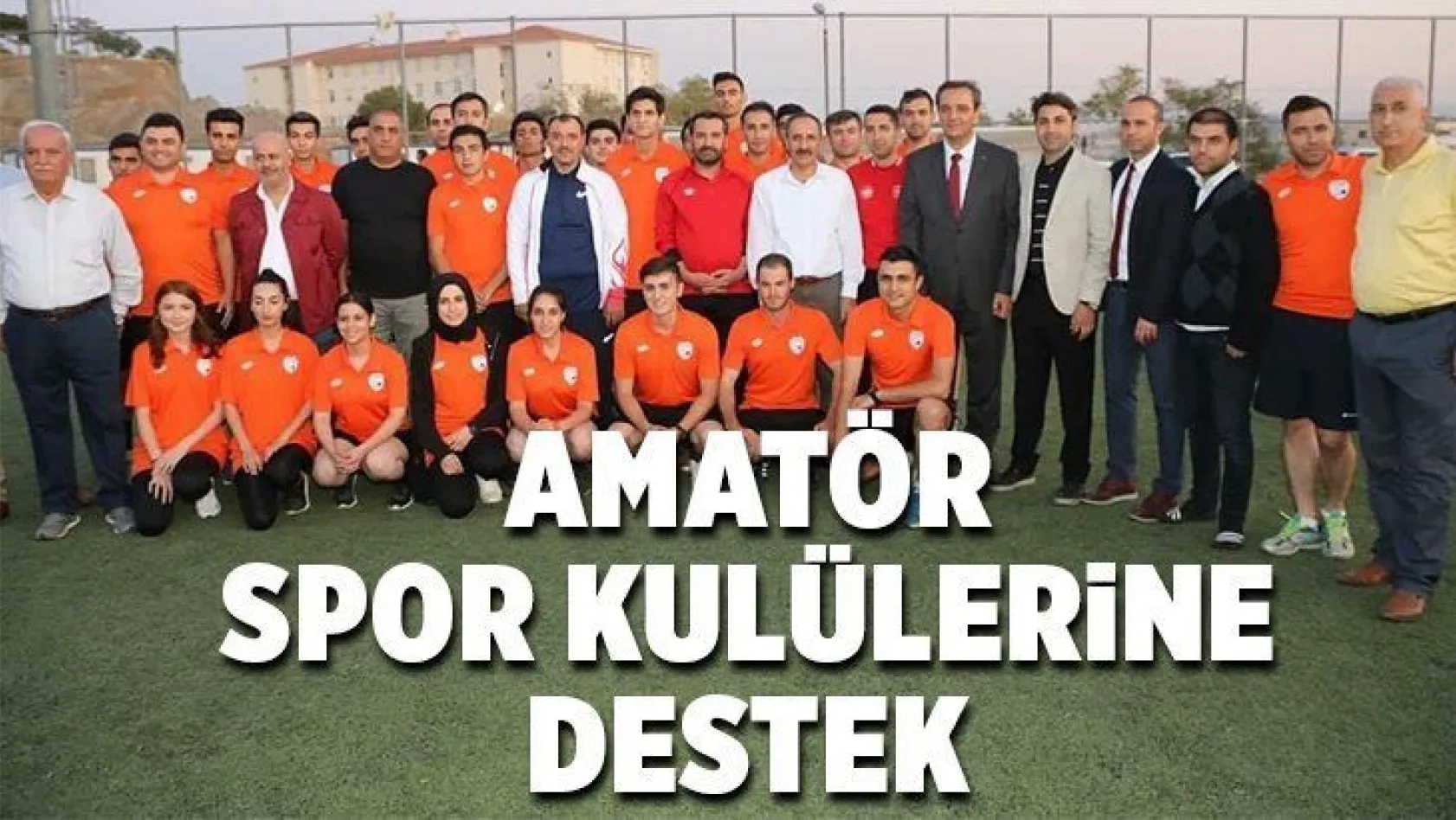 Elazığ'da amatör spor kulüplerine destek