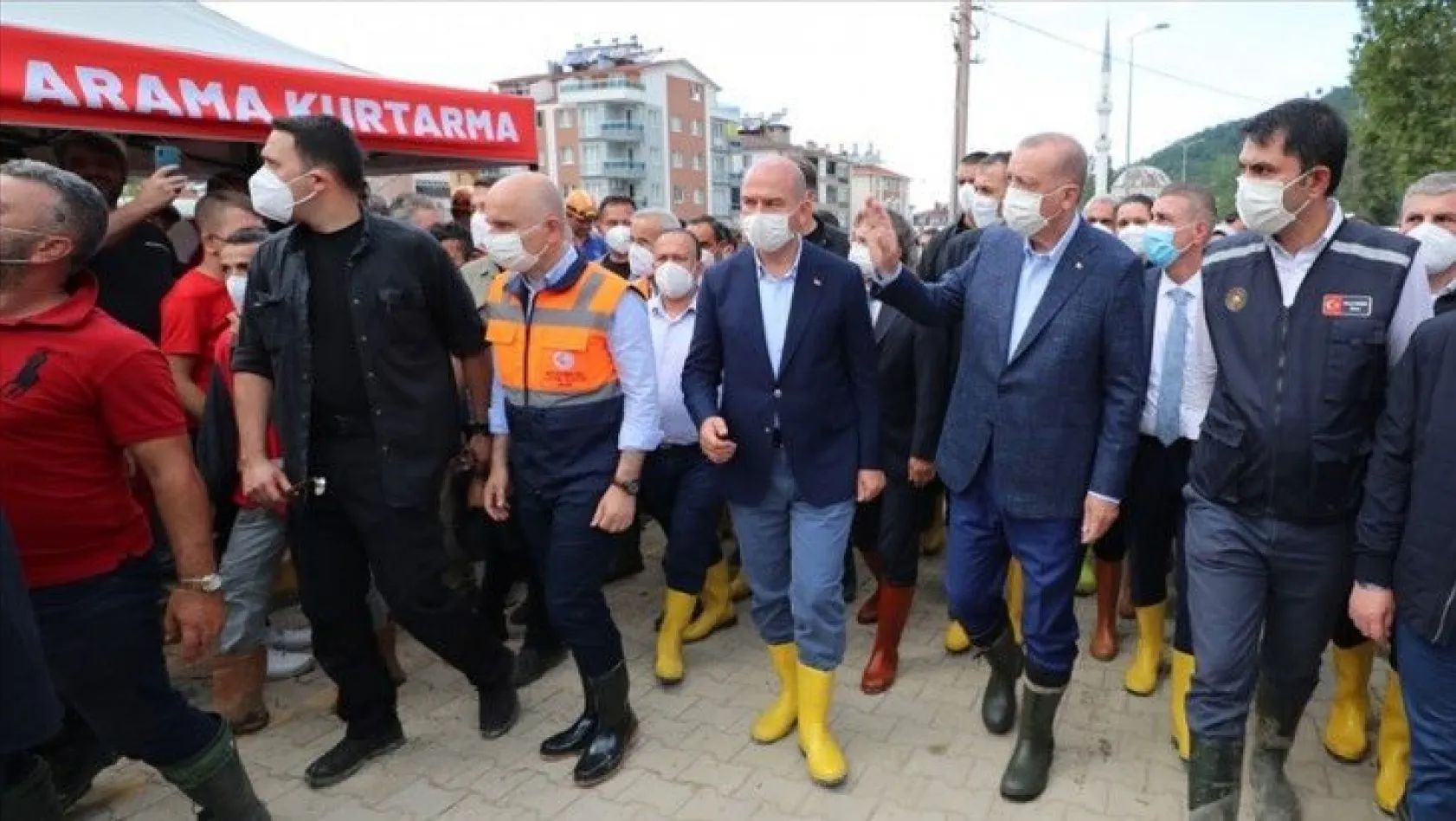 Erdoğan, afet bölgesine yapılacak destekleri paylaştı