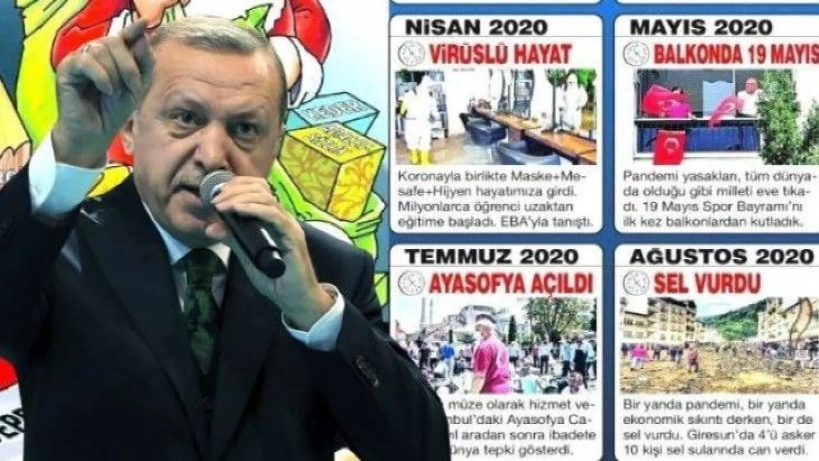 Erdoğan'dan Sözcü gazetesinin manşetine tepki