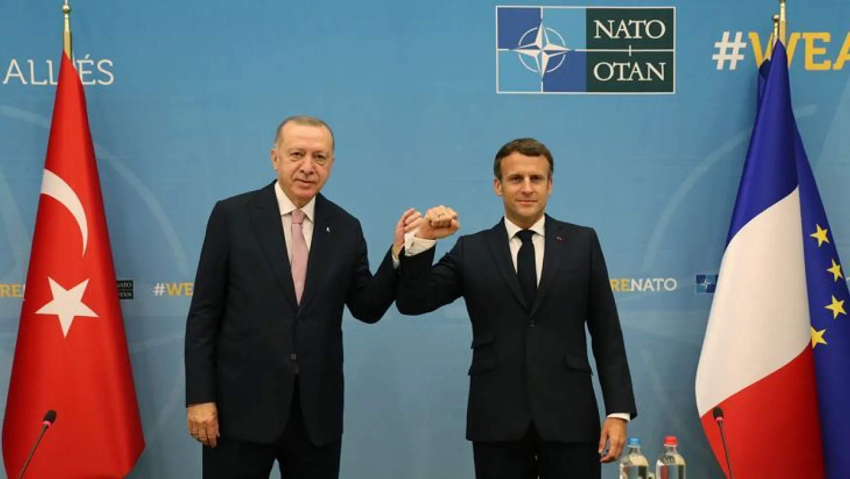 Erdoğan ve Macron'dan önemli görüşme