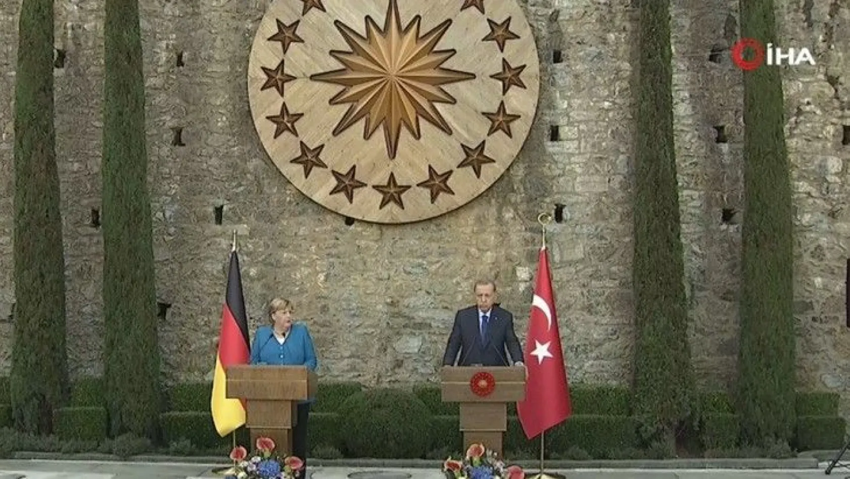 Erdoğan ve Merkel'den önemli açıklamalar