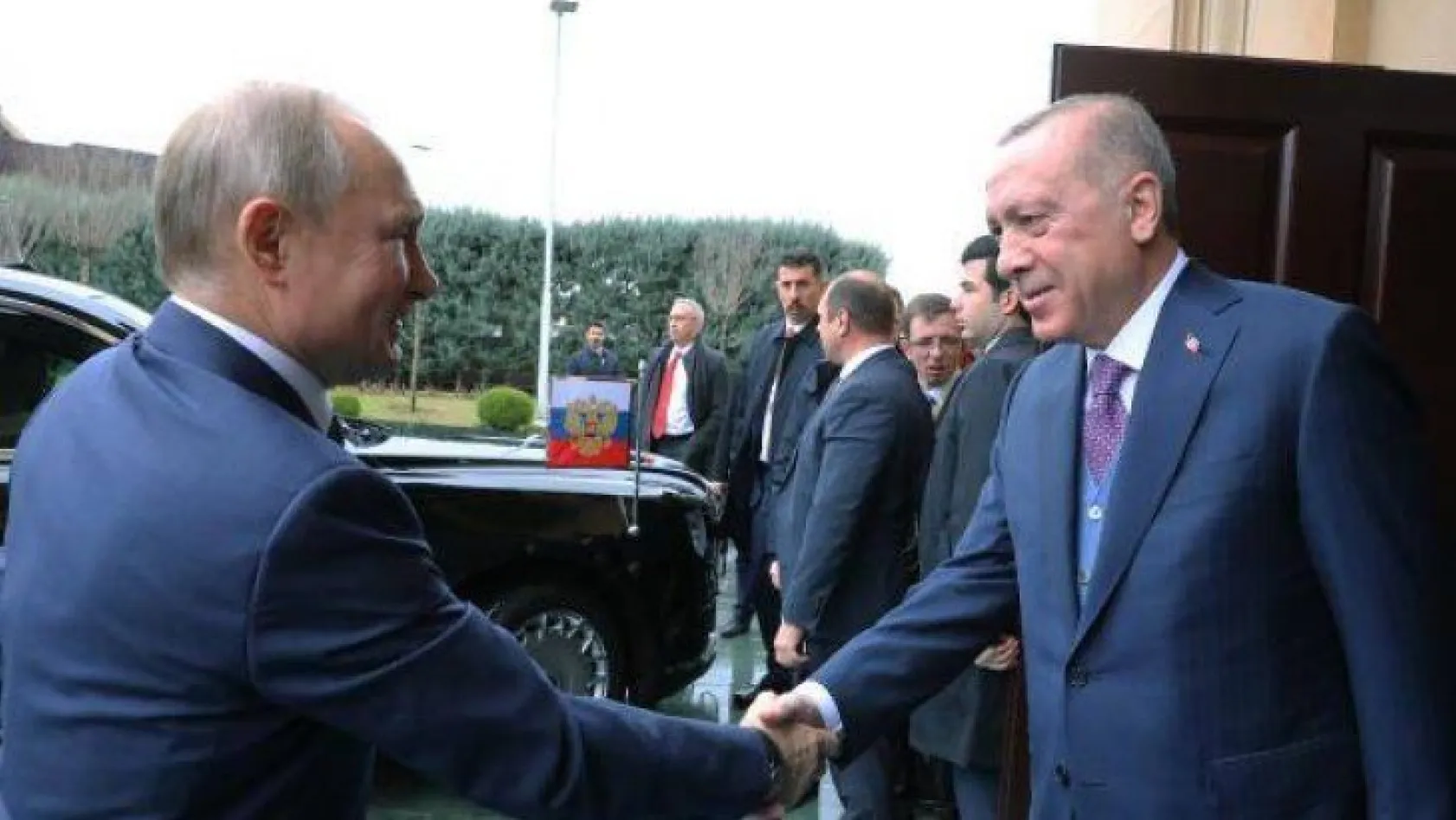 Erdoğan ve Putin görüşmesi başladı!
