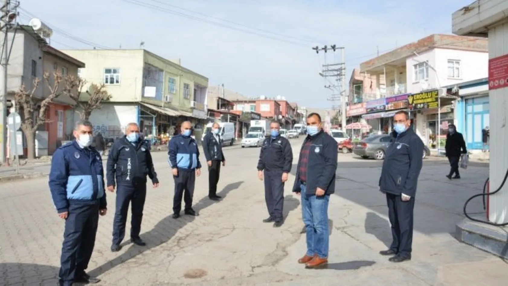 Ergani'de korona virüs denetimleri sürüyor