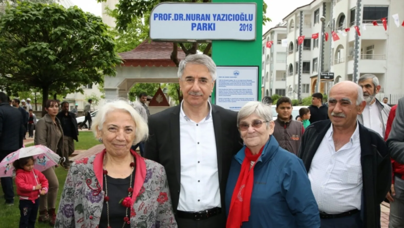 Prof. Dr. Nuran Yazıcıoğlu parkı açıldı