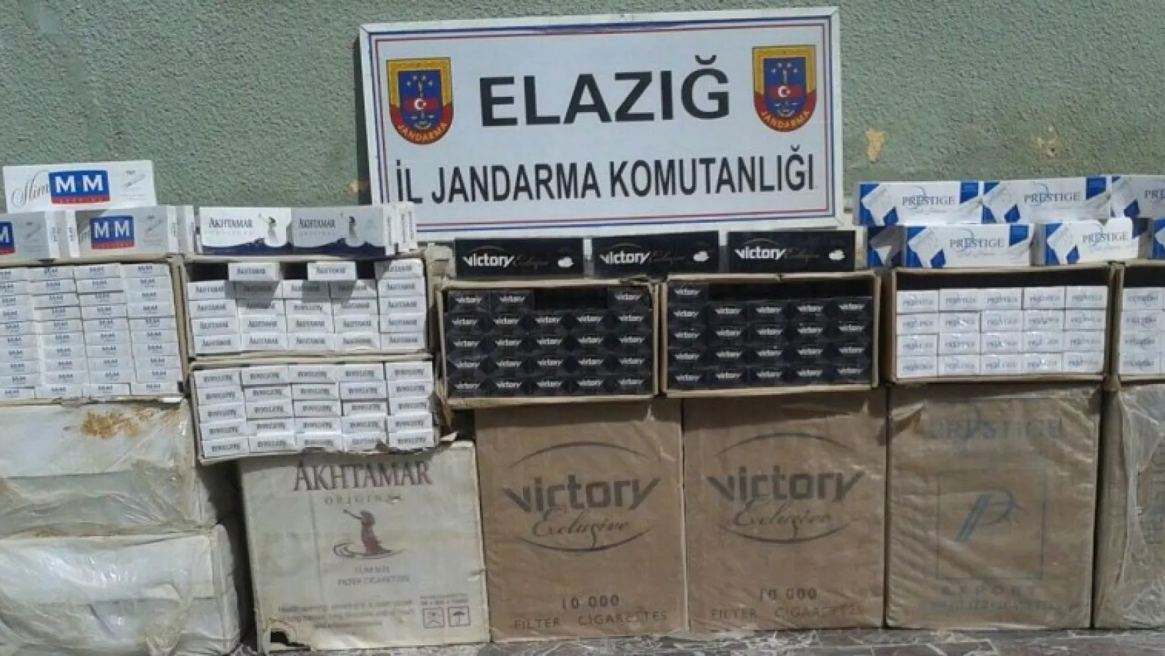 Elazığ'da kaçak sigara operasyonu
