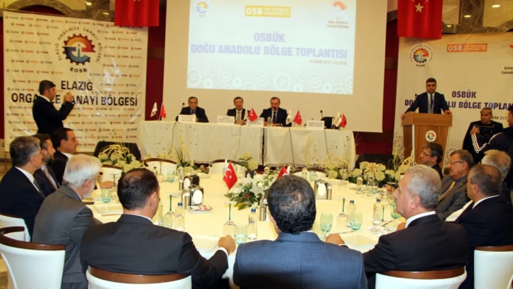 OSBÜK Doğu Anadolu Bölge Toplantısı Elazığ'da gerçekleştirildi