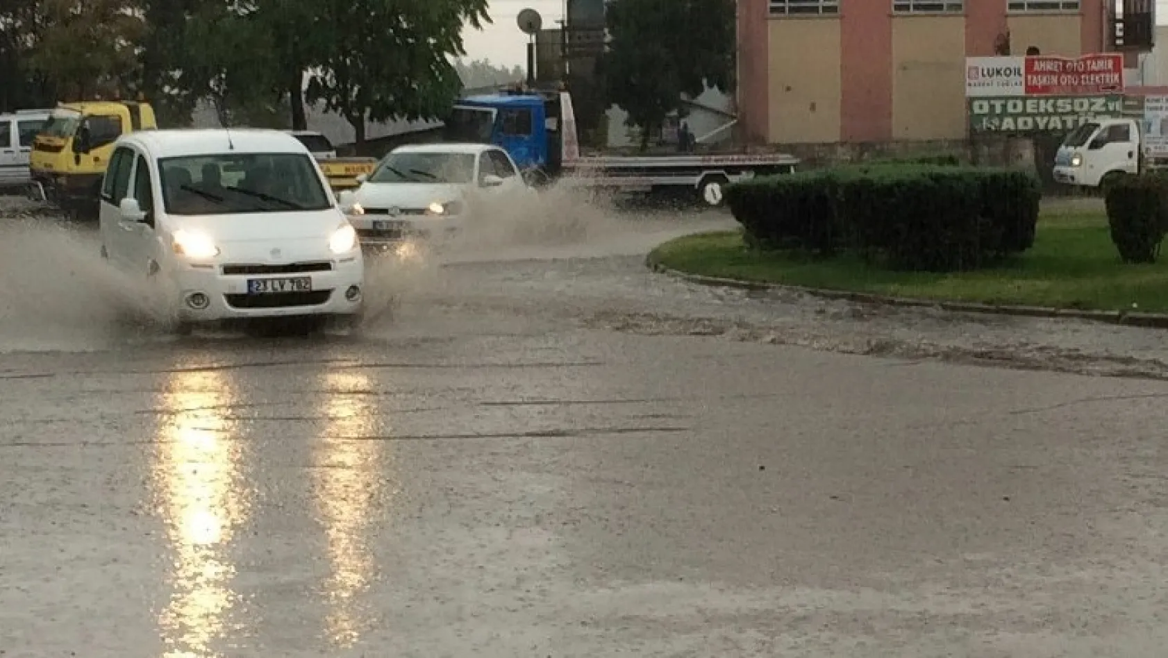 Elazığ'da yağmur etkili oldu