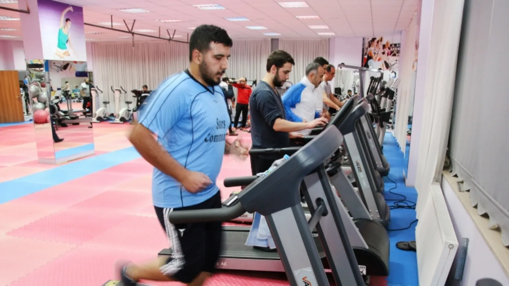 Elazığ Belediyesi spor merkezlerine yoğun ilgi