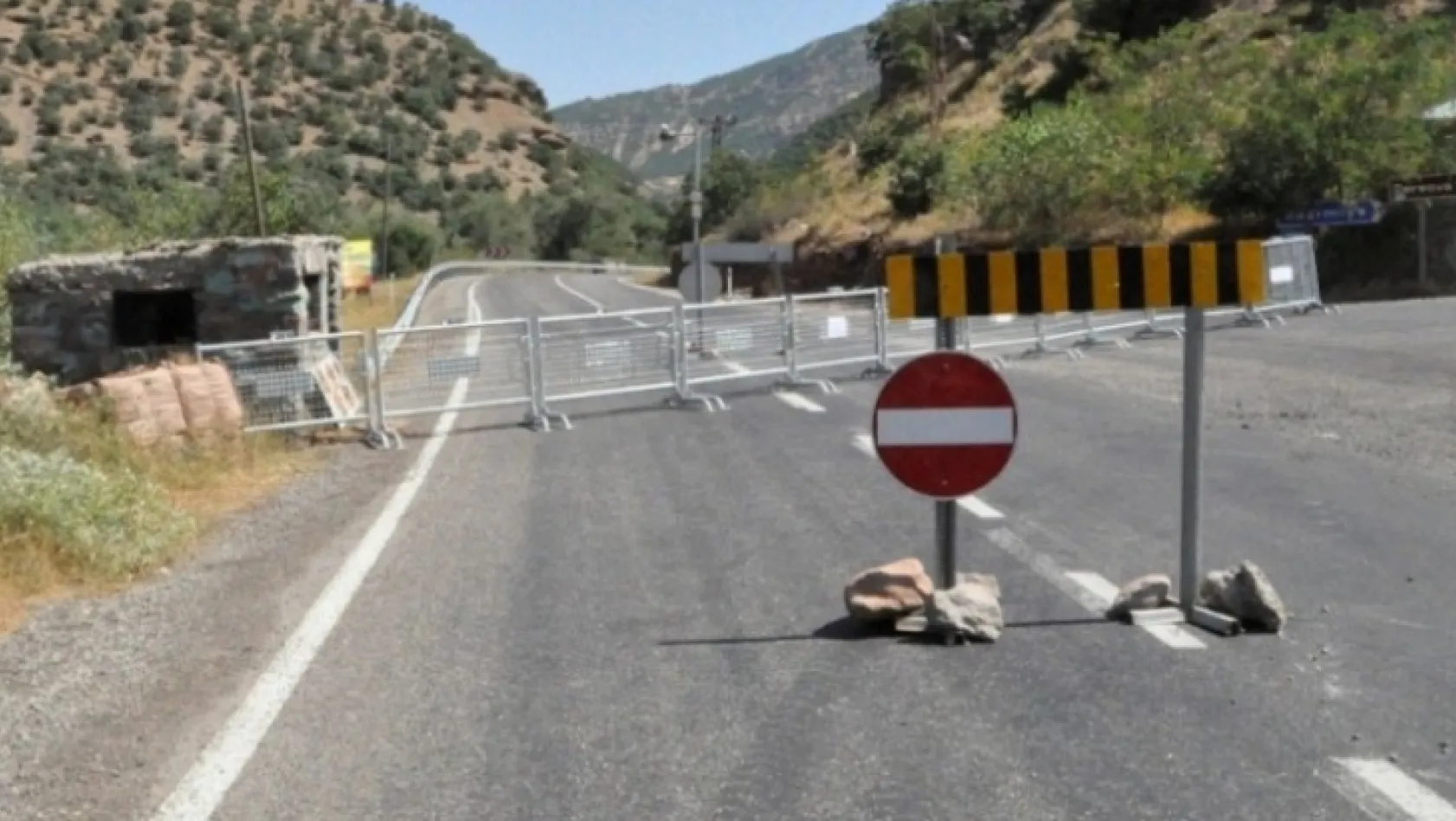 Tunceli'de bazı yollar ulaşıma kapatıldı