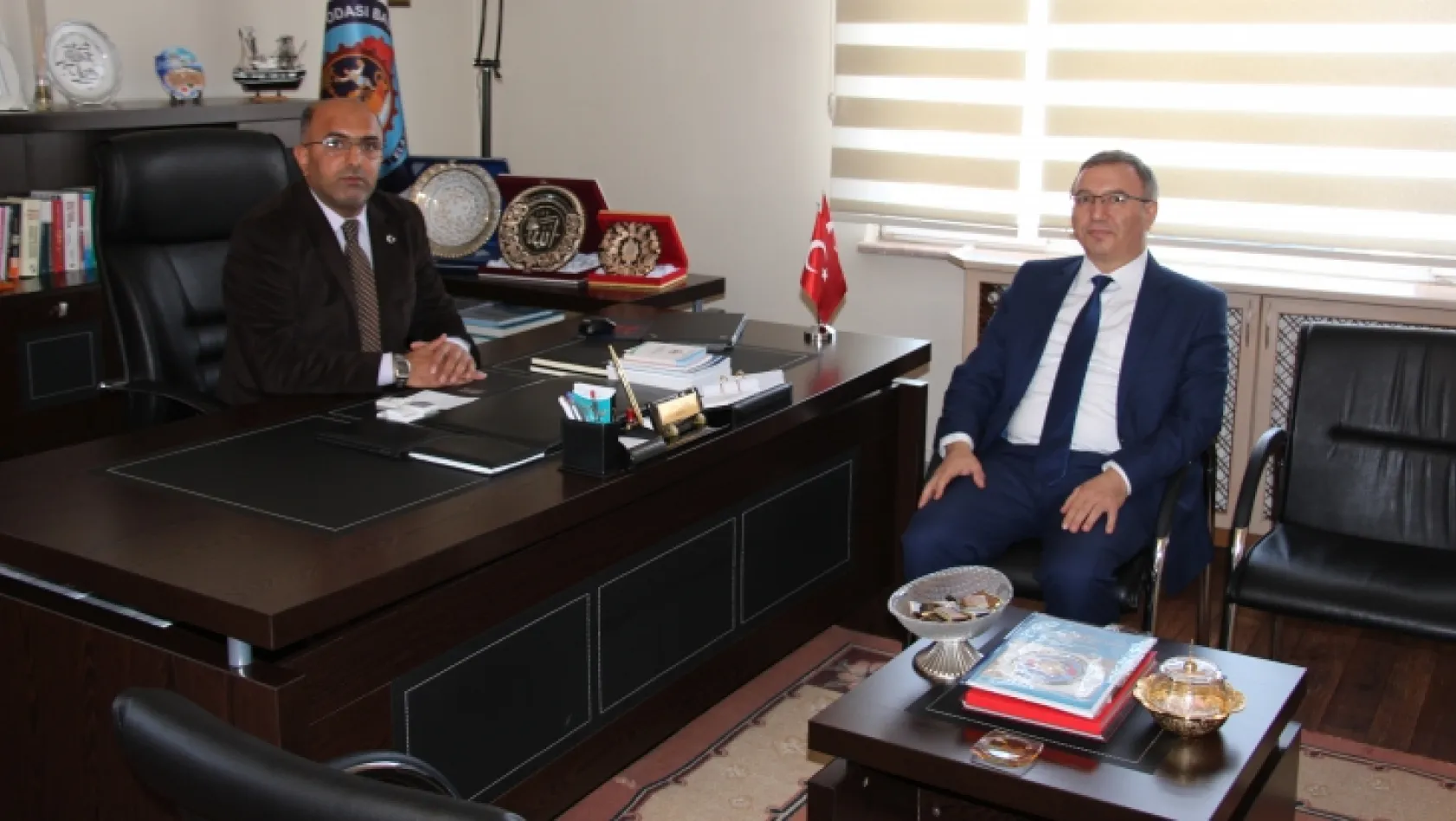 Emniyet Müdürü Cangül'den Başkan Ulaş'a ziyaret