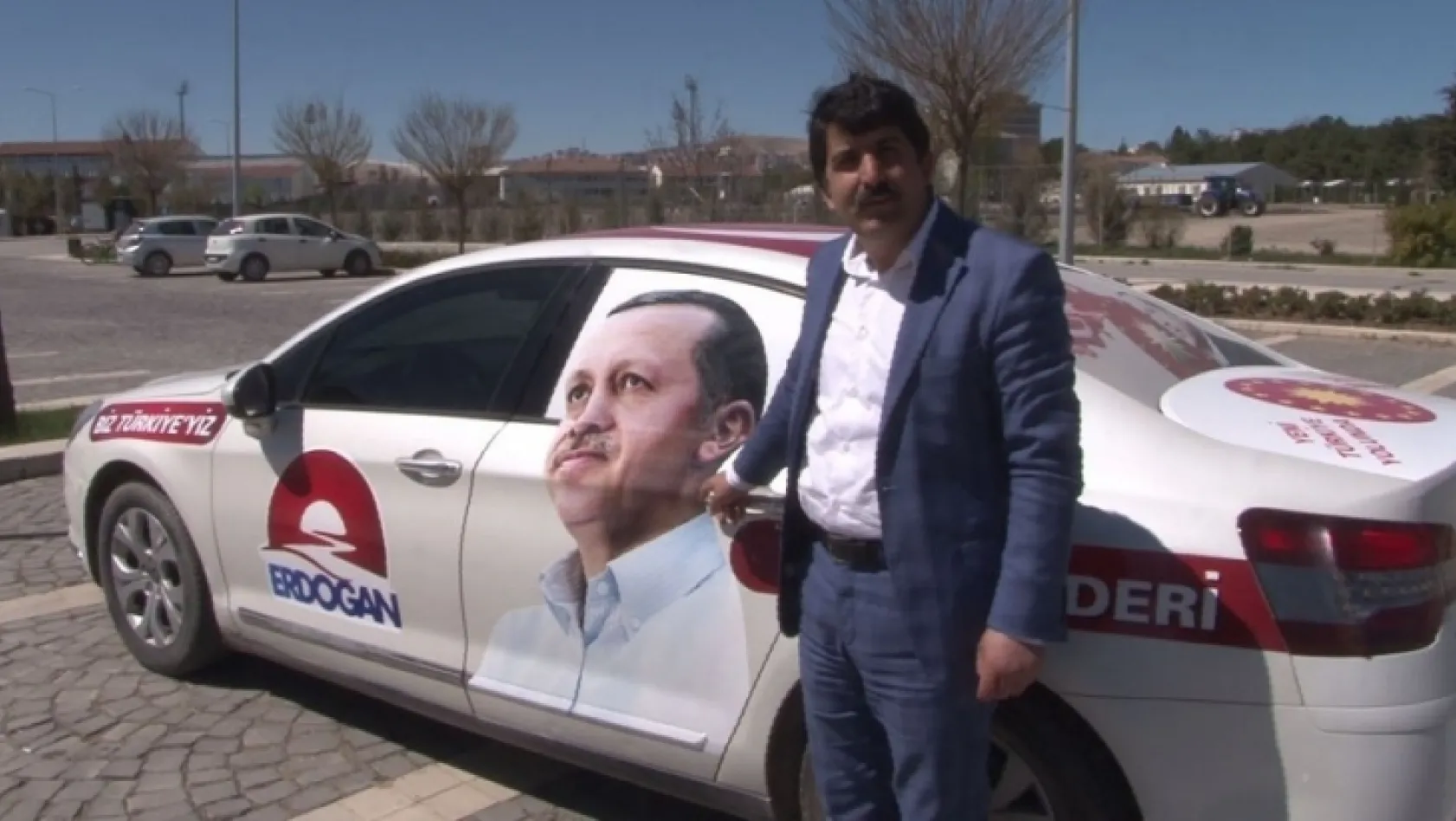Cumhurbaşkanı Erdoğan için 200 bin kilometre katetti