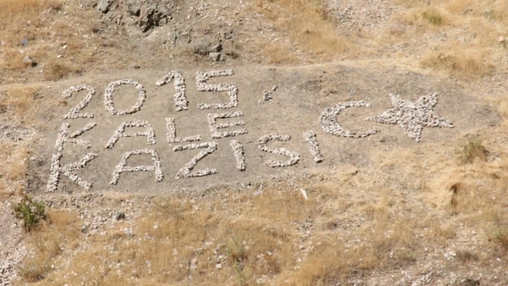 Harput Kalesi'ndeki kazı çalışmaları