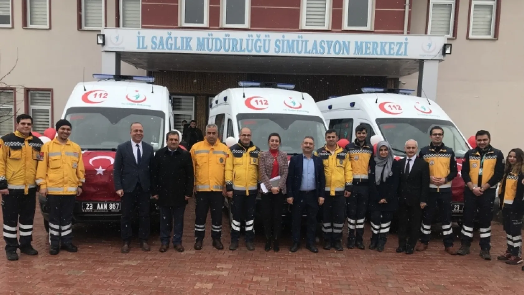 Elazığ'da ambulans sayısı 62 oldu