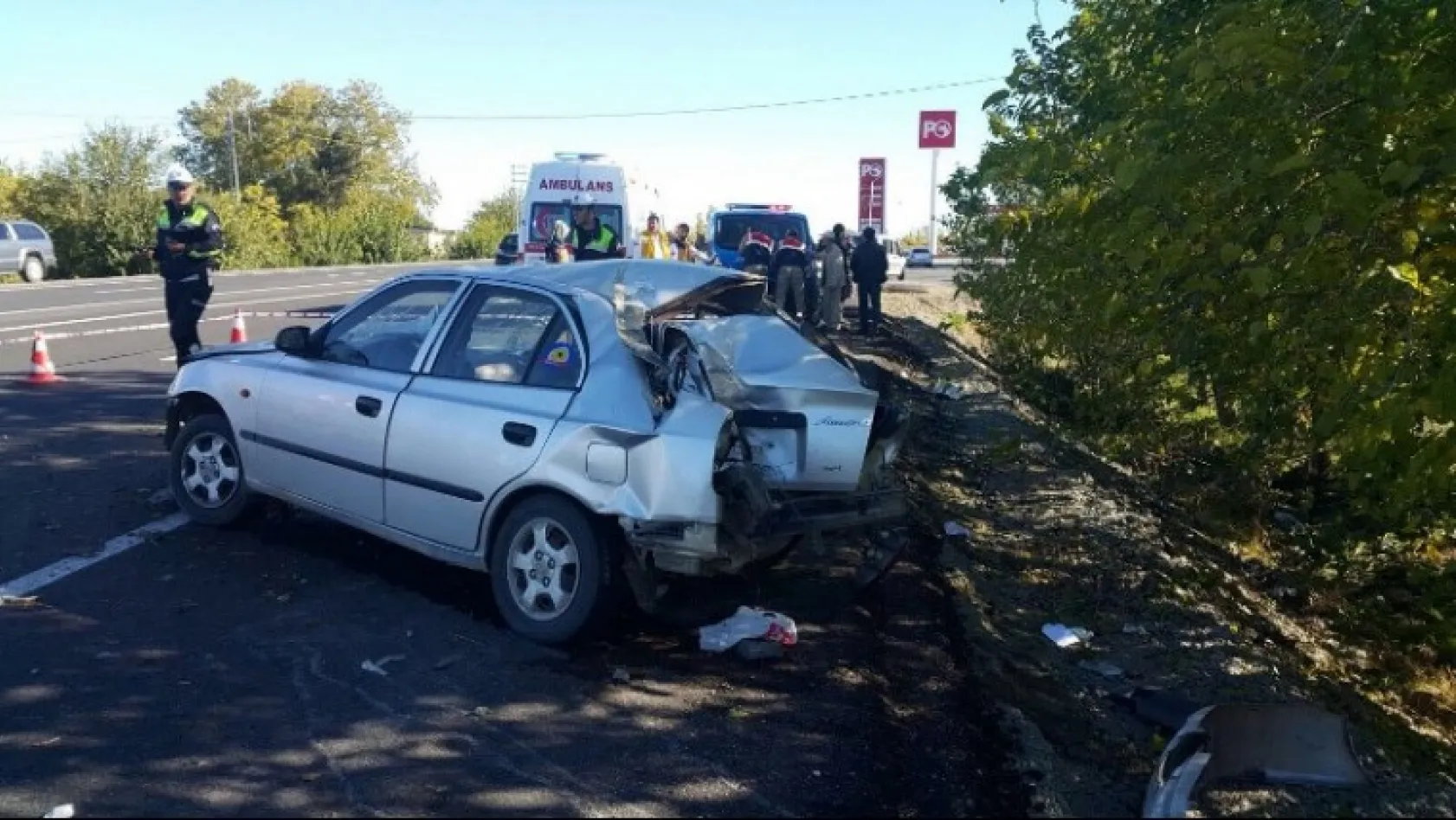 Elazığ'da trafik kazası: 1 polis şehit