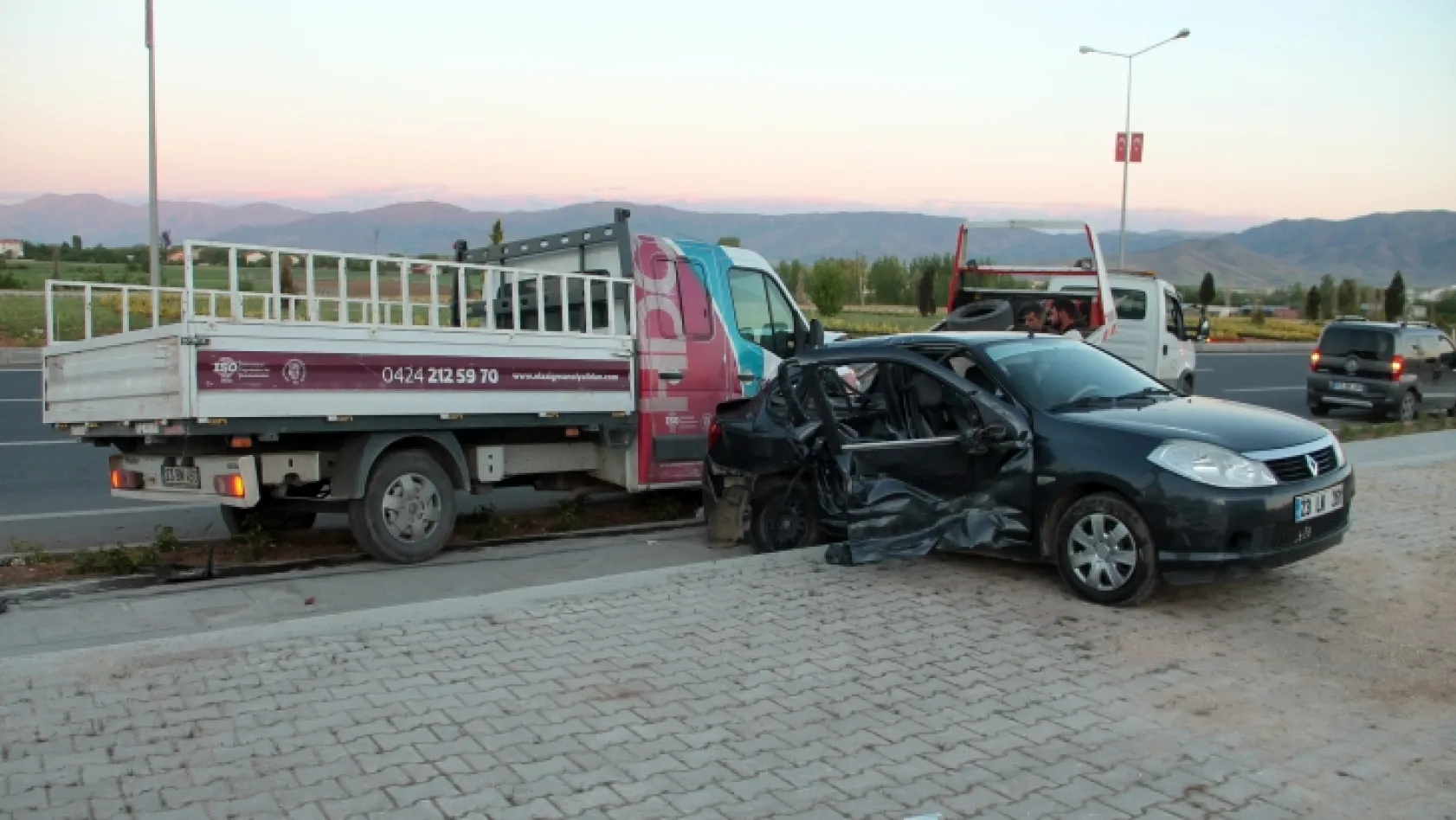 Elazığ'da trafik kazası! 7 yaralı