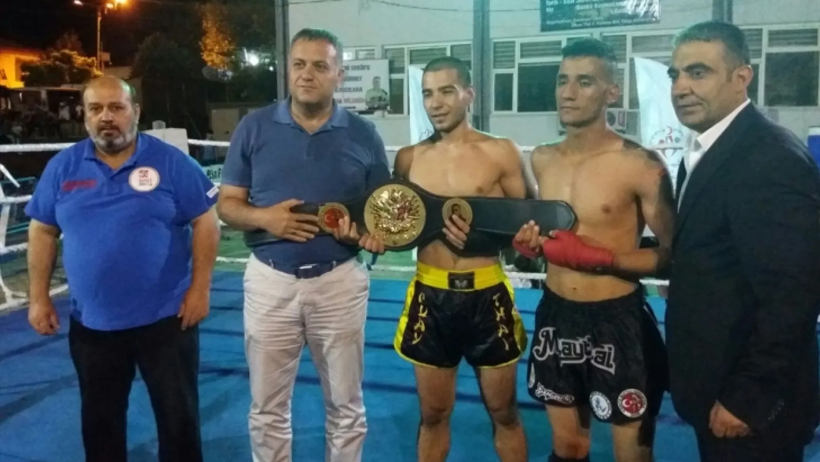 Şehit Sekin anısına Muay Thai Altın Kemer Turnuvası