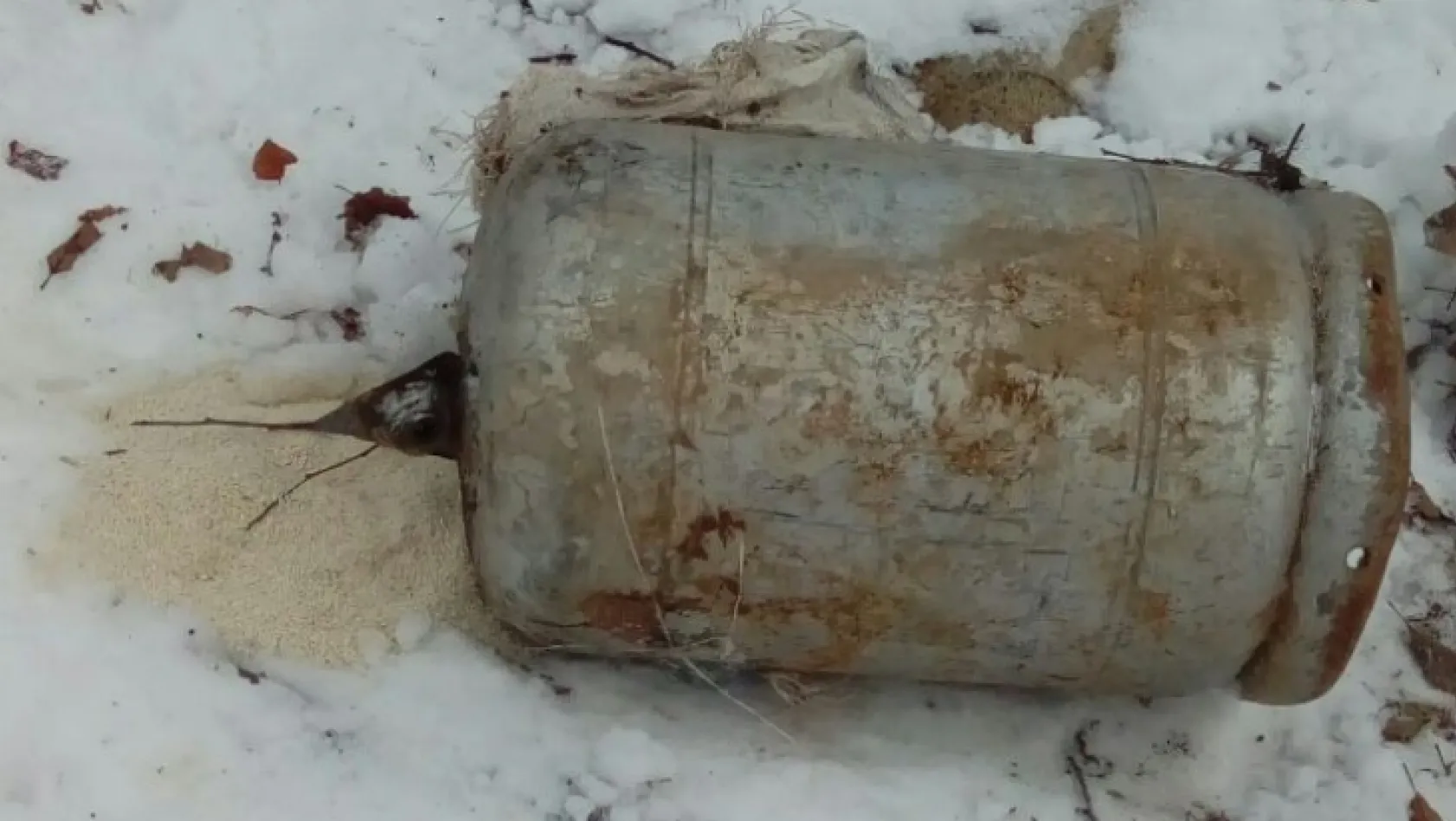 Tunceli'de 60 kiloluk patlayıcı imha edildi
