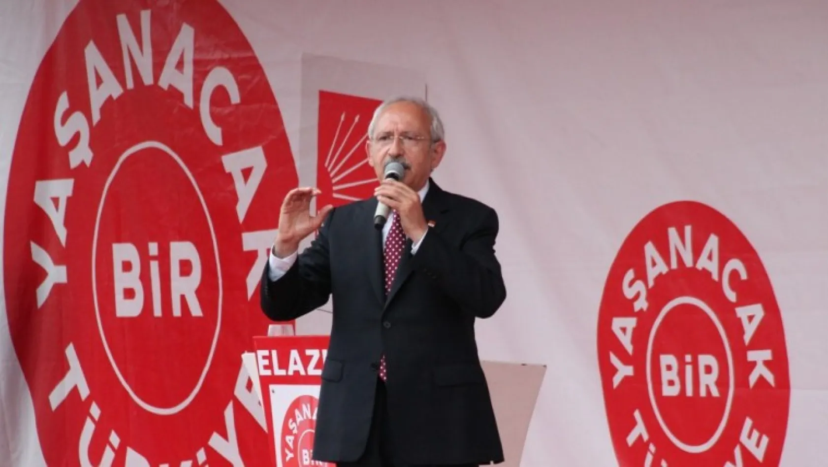 CHP Genel Başkanı Kılıçdaroğlu Elazığ'da