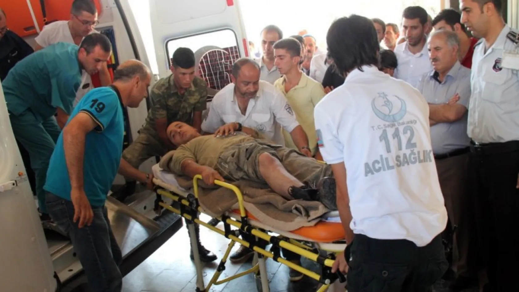 Yaralanan askerler Elazığ'a getirildi