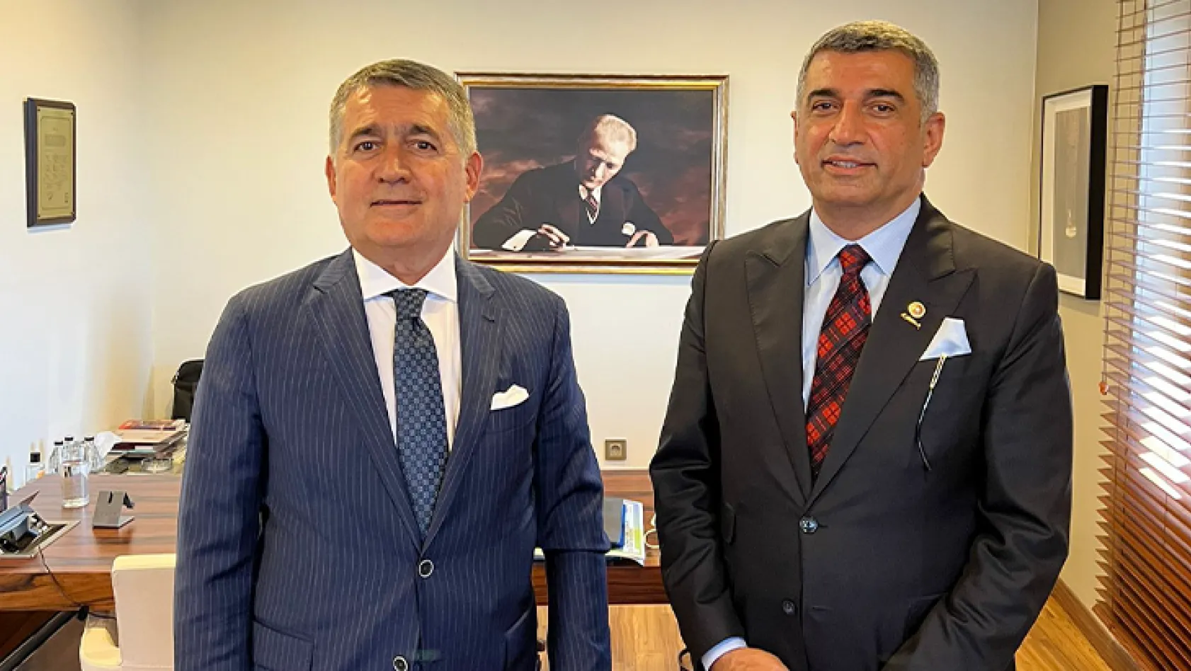 Gürsel Erol'dan TÜSİAD Başkanı Turan'a ziyaret