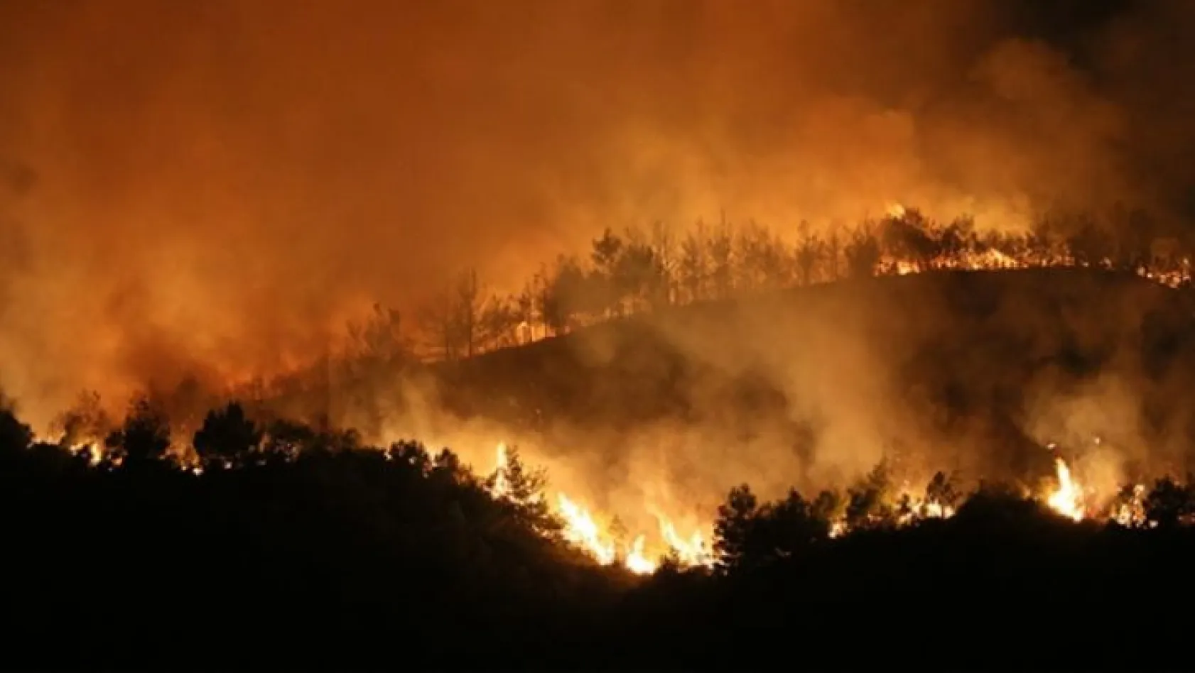 Hatay'da orman yangını iki noktada devam ediyor