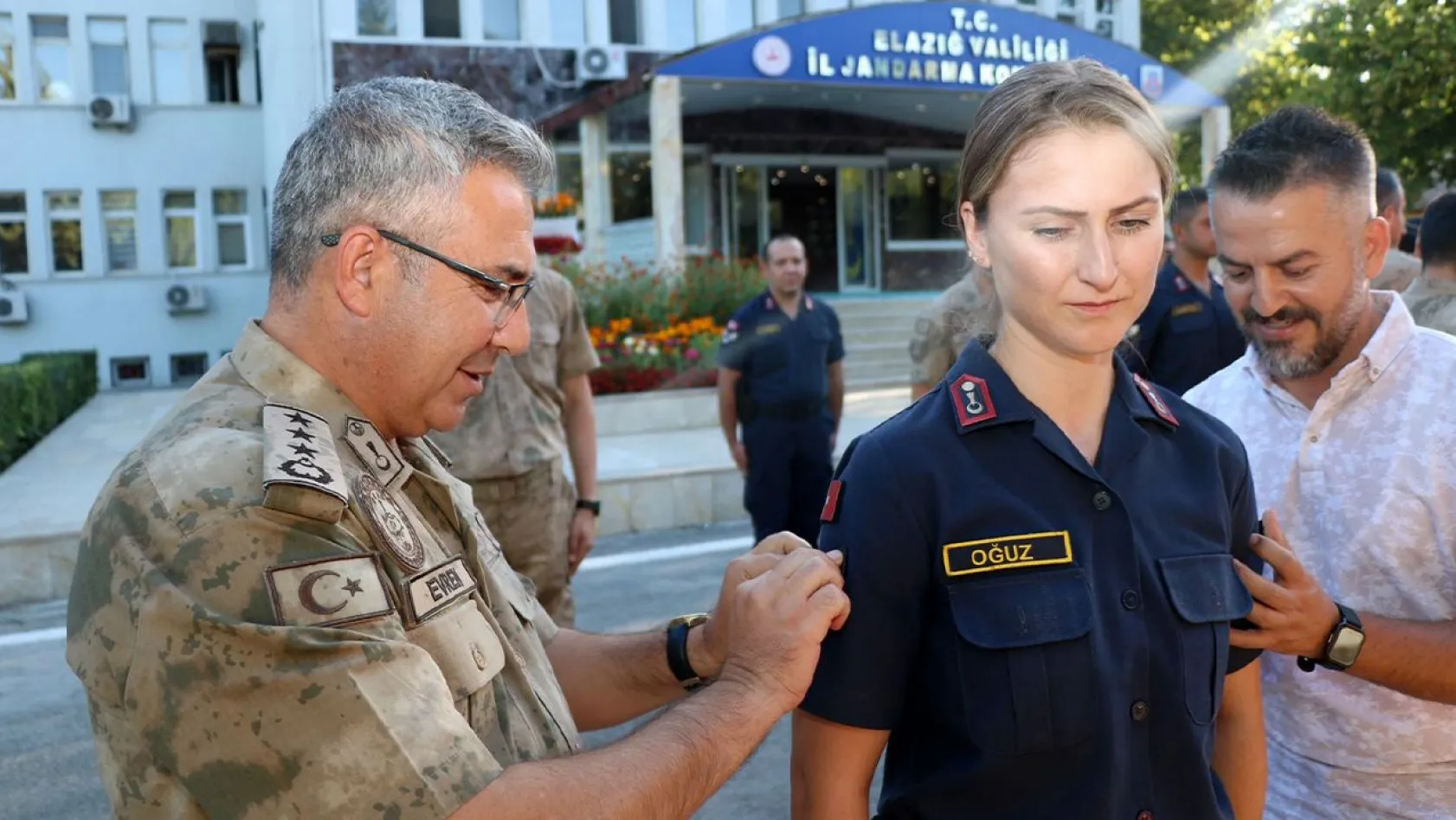 İl Jandarma Komutanlığında rütbe terfi töreni