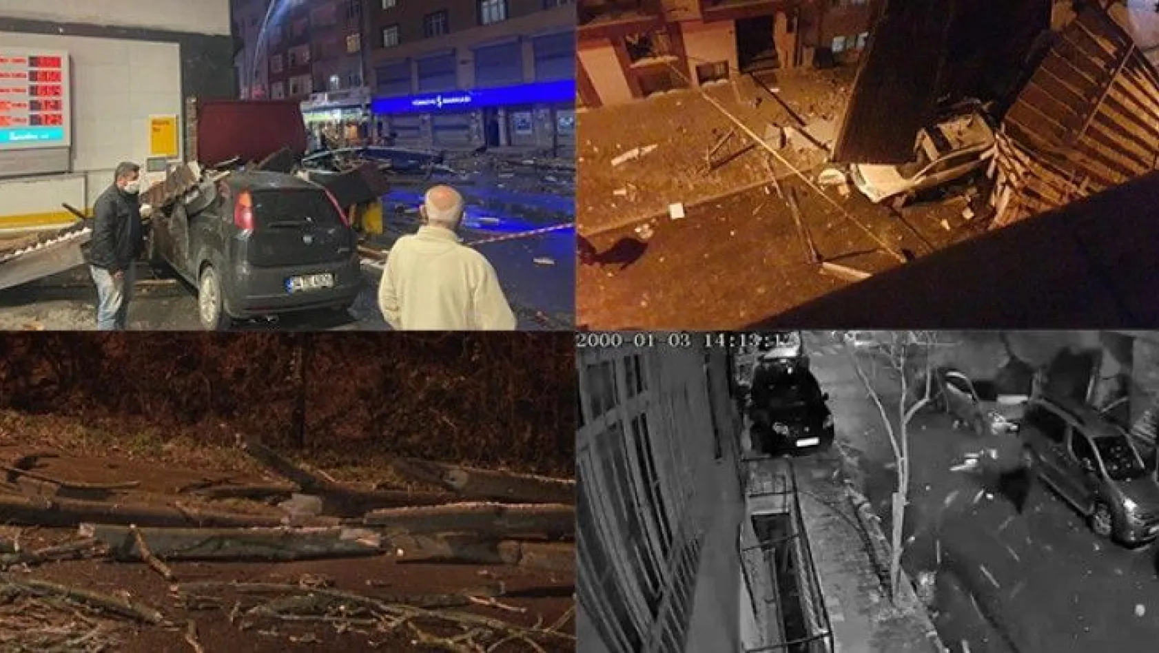 İstanbul'da fırtına! Çatıları uçurdu
