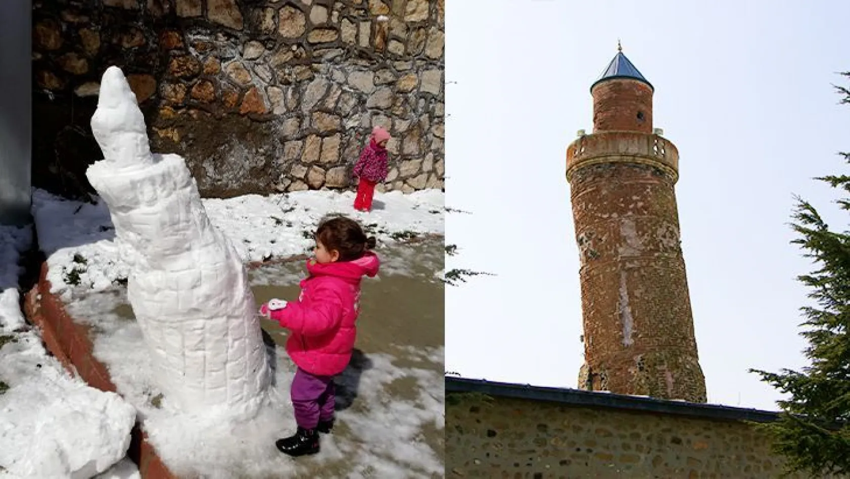 Kardan 'eğik minare' büyük beğeni topladı