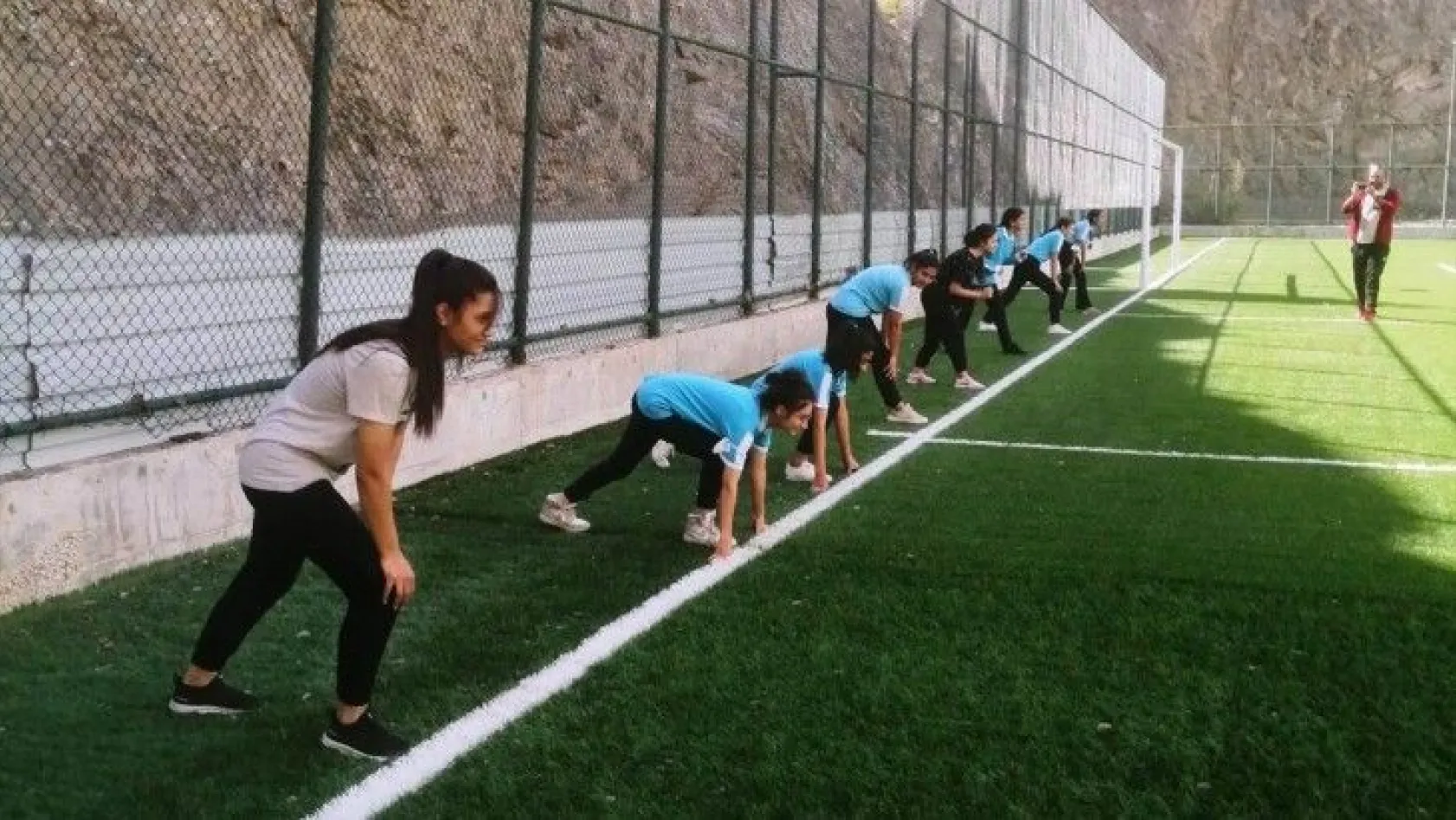 Keban'da atletizm yarışması düzenlendi