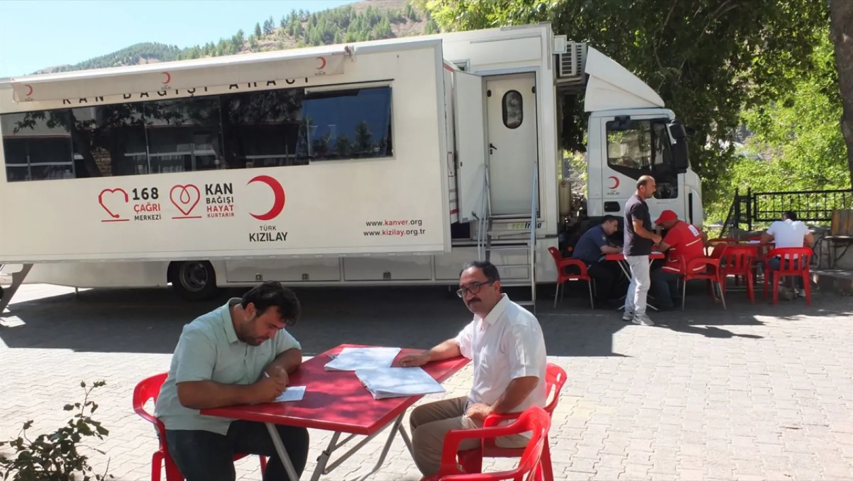 Keban'da kan bağışı kampanyası