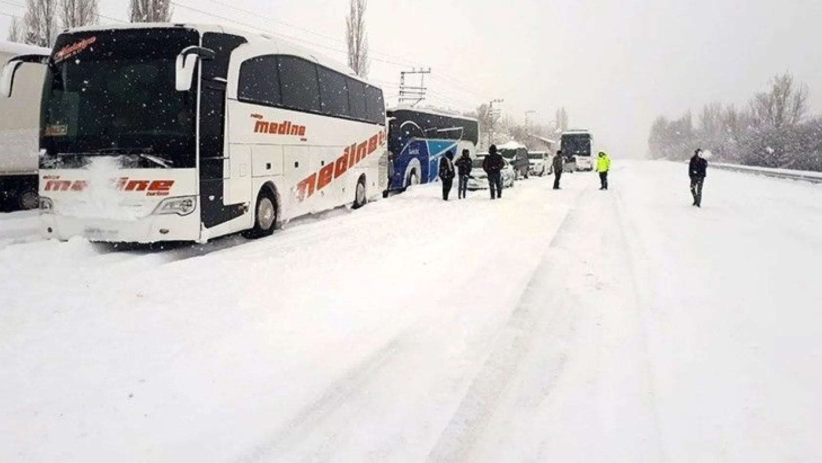 Malatya - Kayseri karayolu trafiğe kapandı