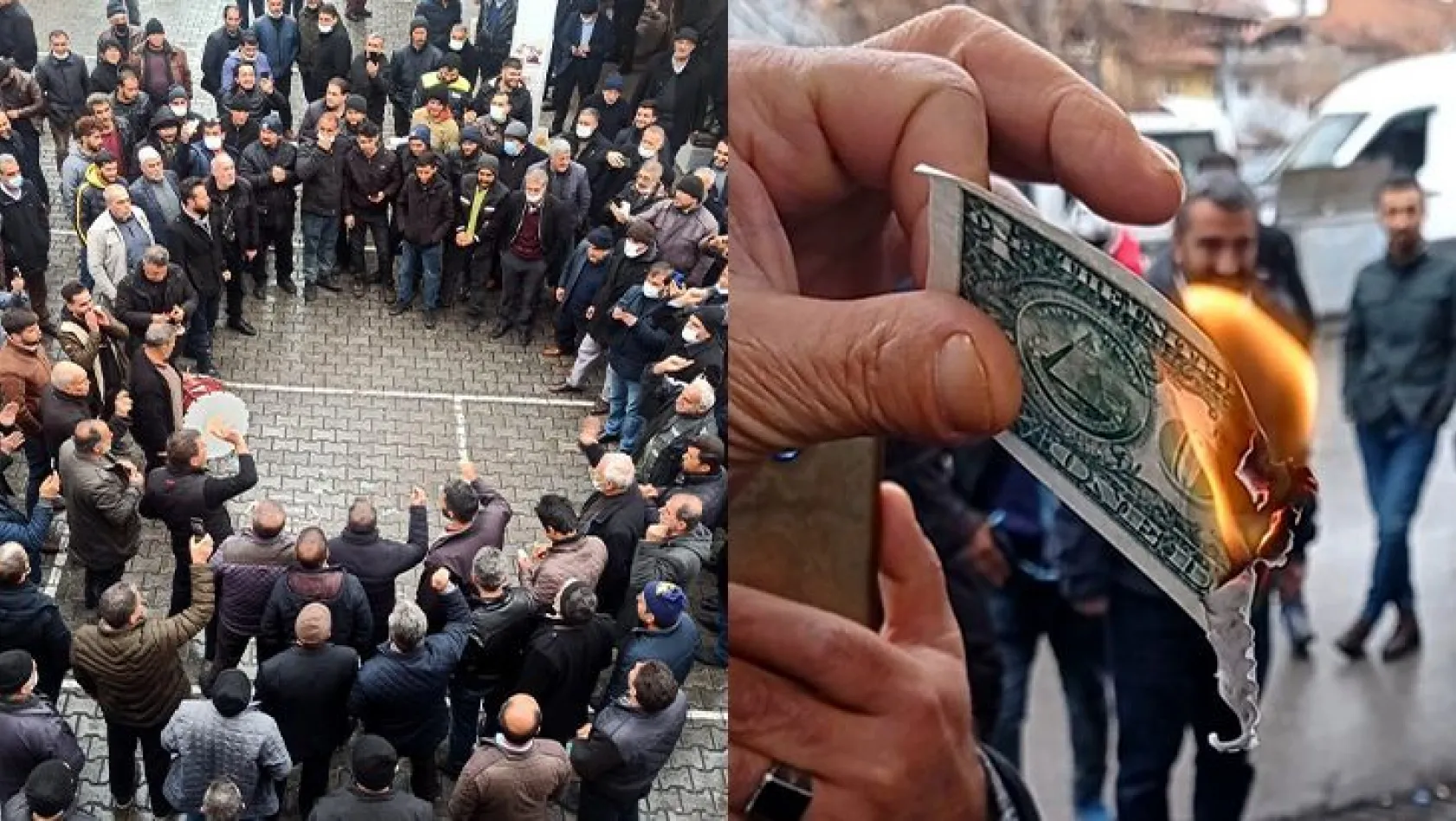 Malatya'da esnaf doların düşüşünü halaylarla kutladı