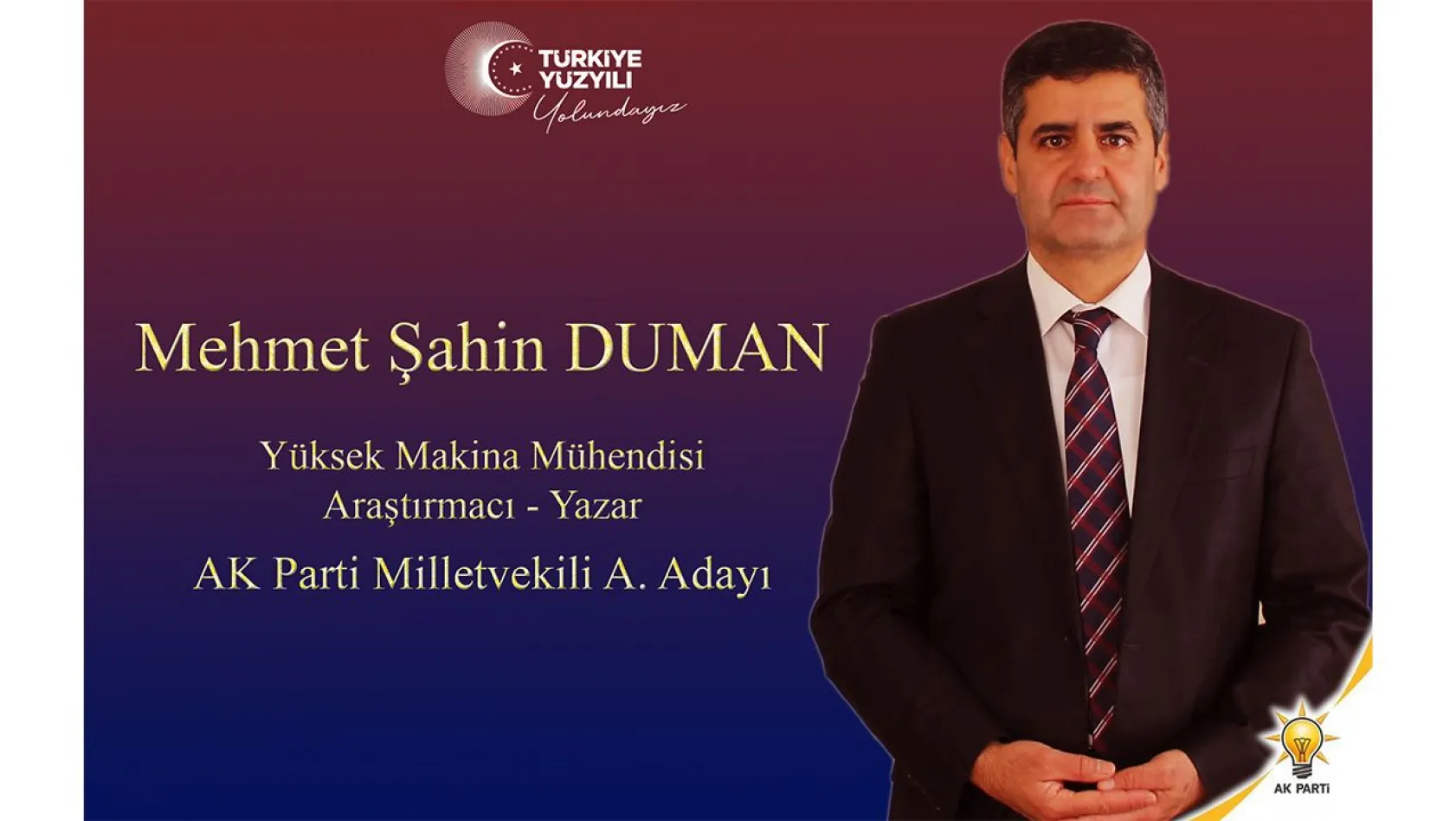 Mehmet Şahin Duman, aday adaylığını açıkladı
