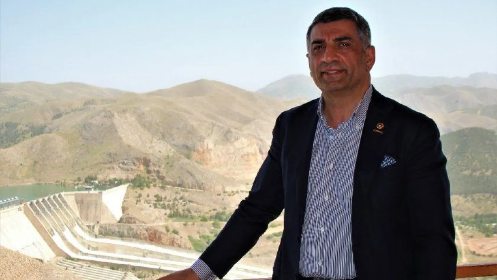Milletvekili Erol, Keban Barajı ve Seza Çimento'yu ziyaret etti