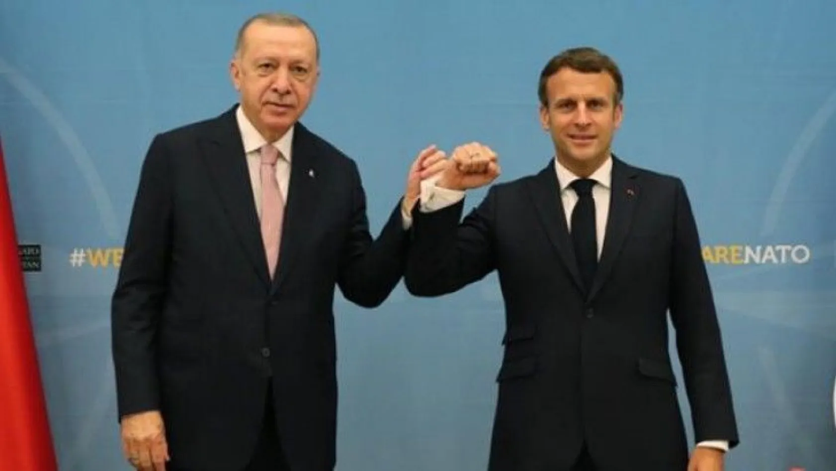 NATO Liderler Zirvesi'nde Erdoğan'la bir araya gelen Macron'dan ilk açıklama