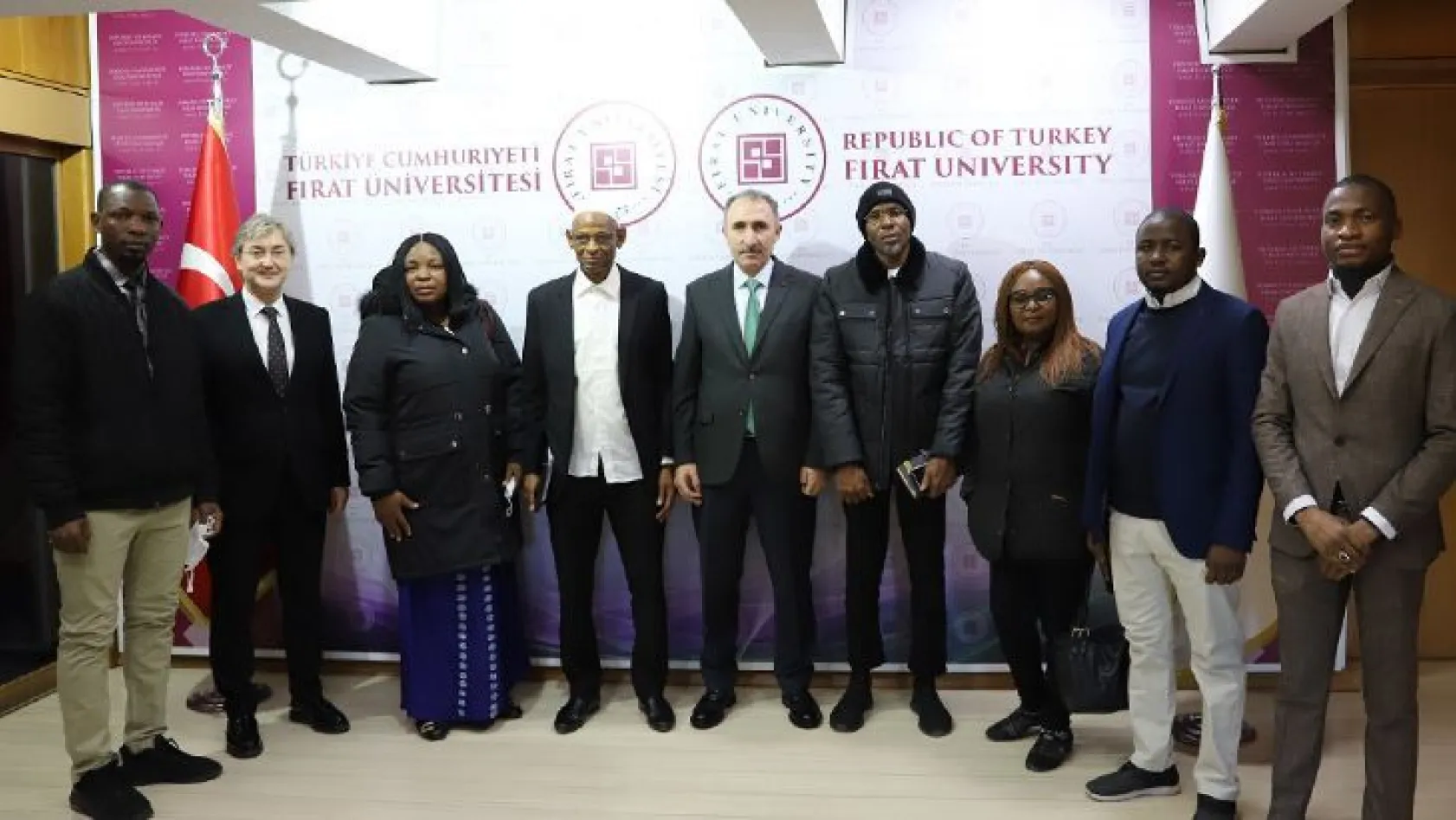 Nijeryalı heyetten Fırat Üniversitesi'ne ziyaret