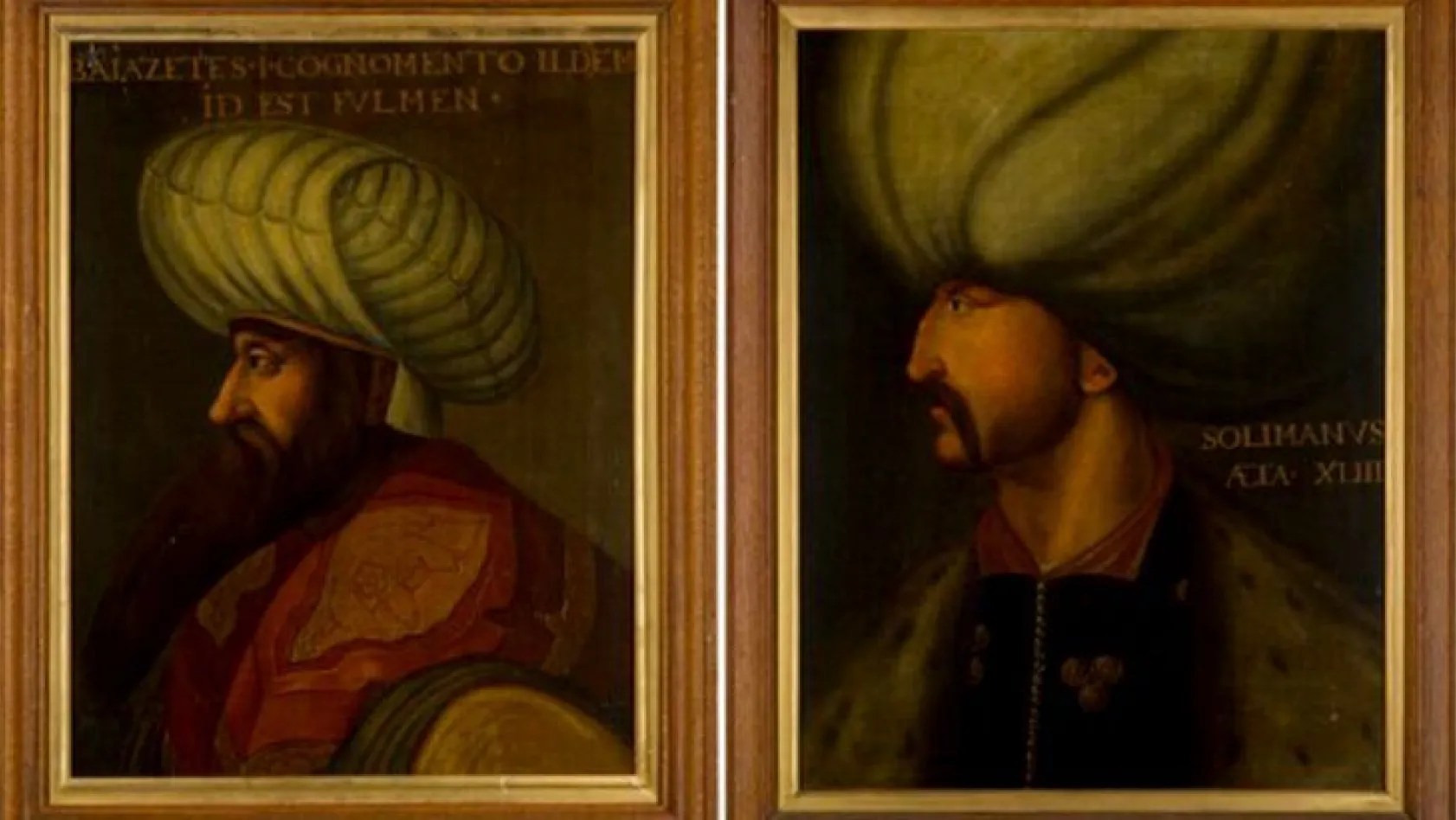 Osmanlı padişahlarının tabloları hayranlık uyandırdı