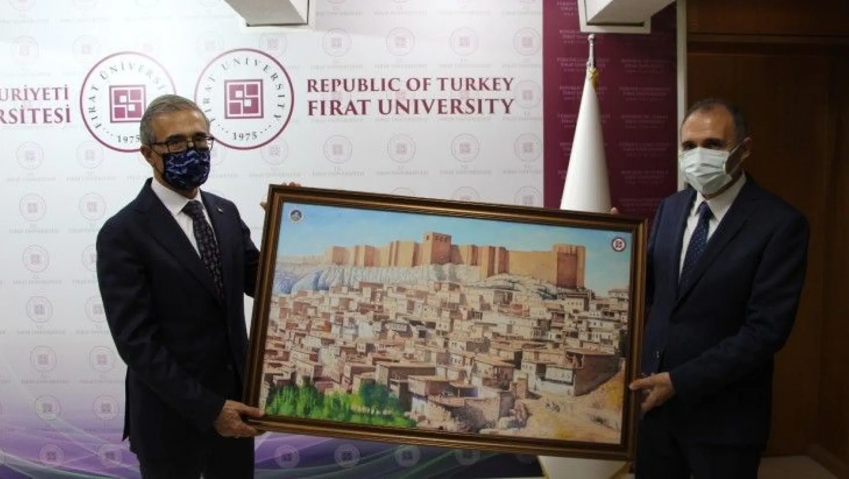 Savunma Sanayii Başkanı İsmail Demir'den, Rektör Göktaş'a ziyaret