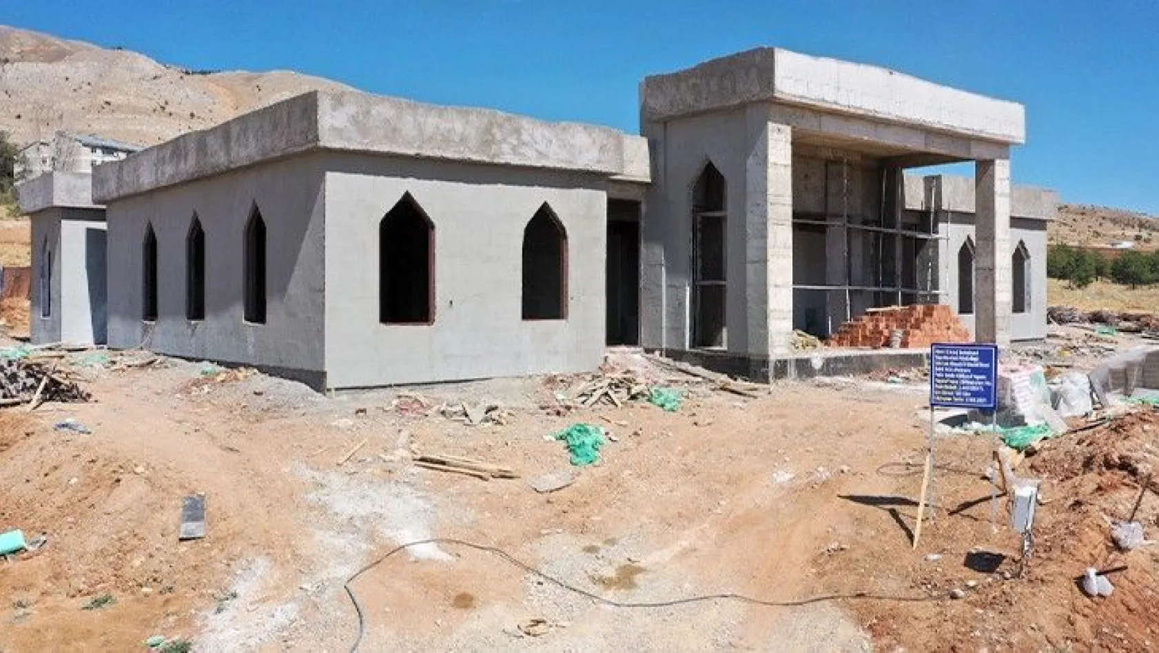 Şehit Fethi Sekin Külliyesi'nin kaba inşaatı bitti