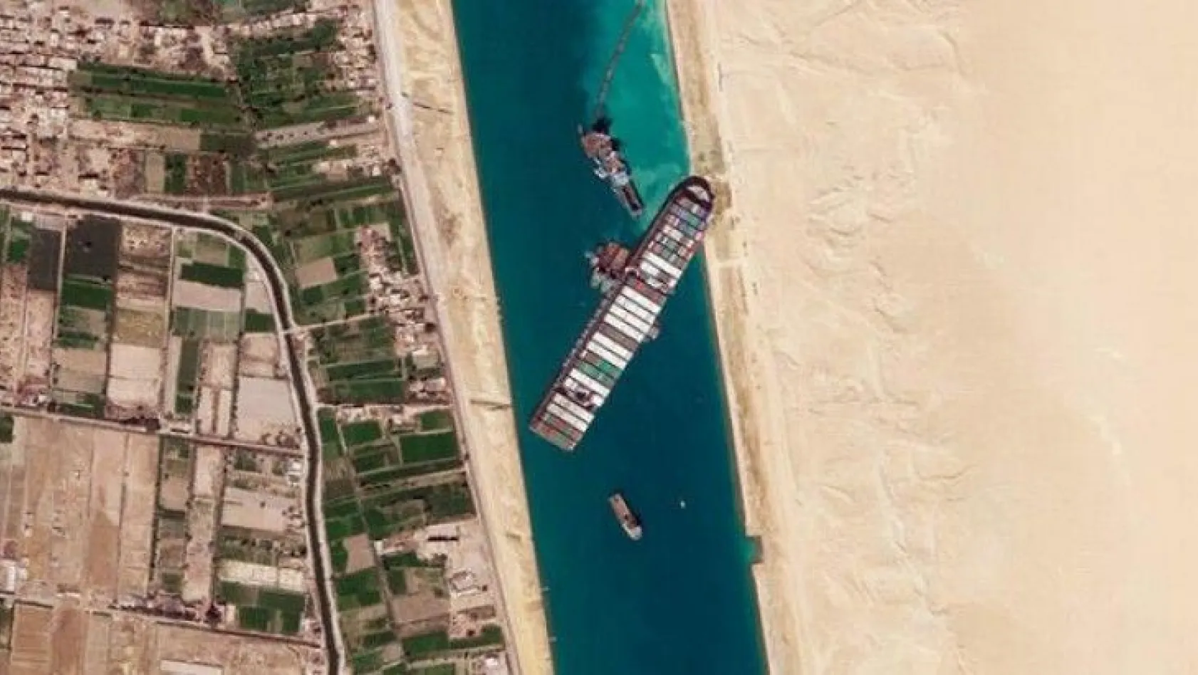 Süveyş Kanalı'ndaki kriz sona erdi!
