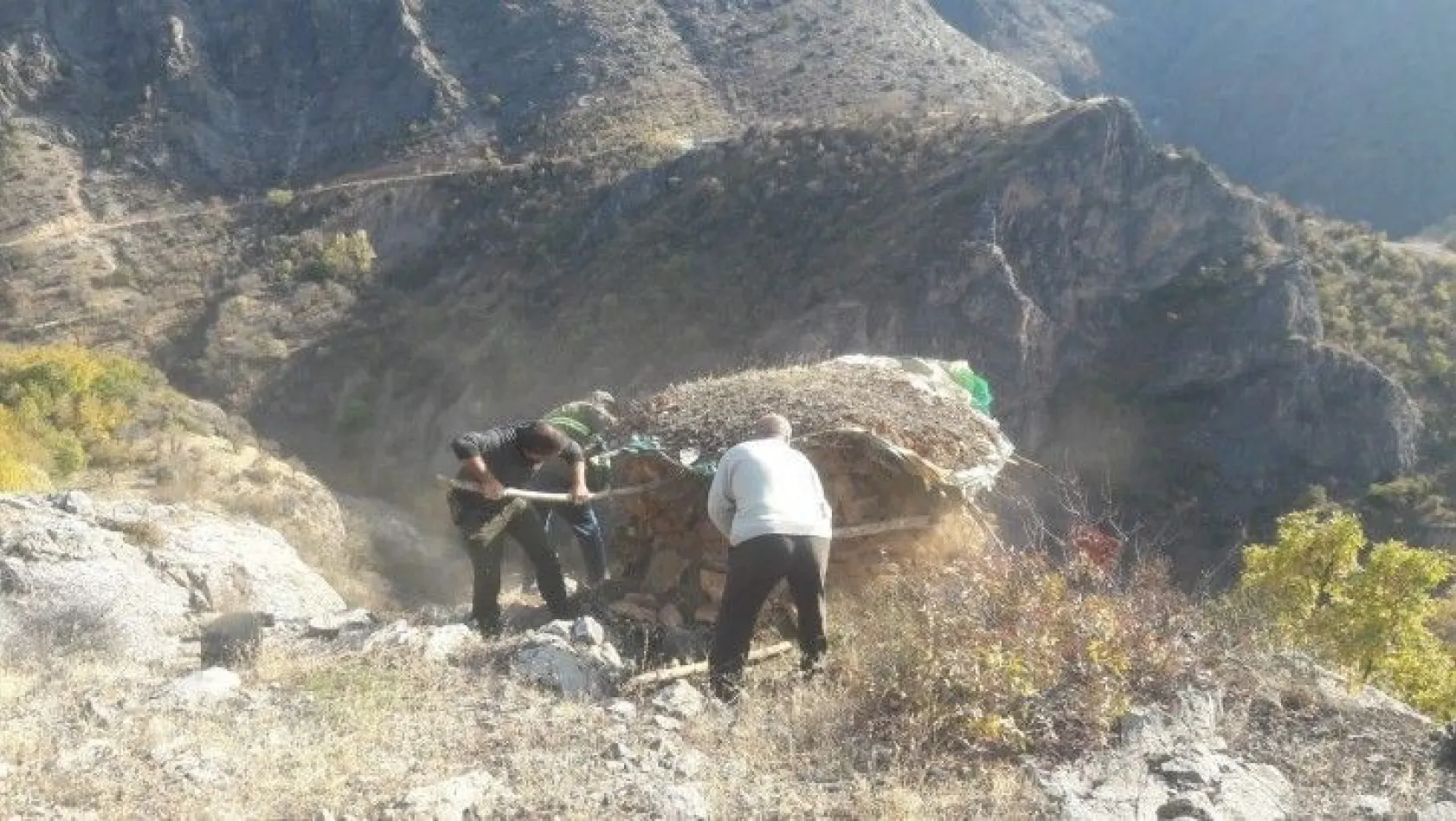 Tunceli'de kaçak avcıların kurduğu 41 adet güme imha edildi