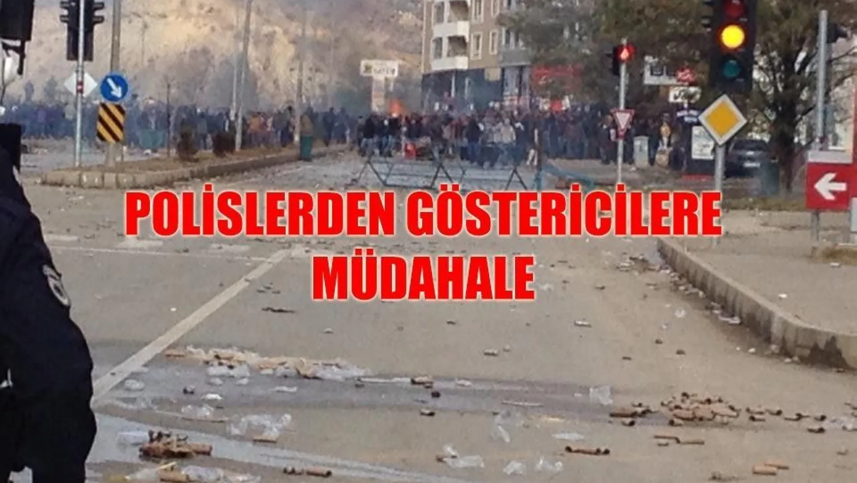 Tunceli'de Protestoya Polisten Müdahale