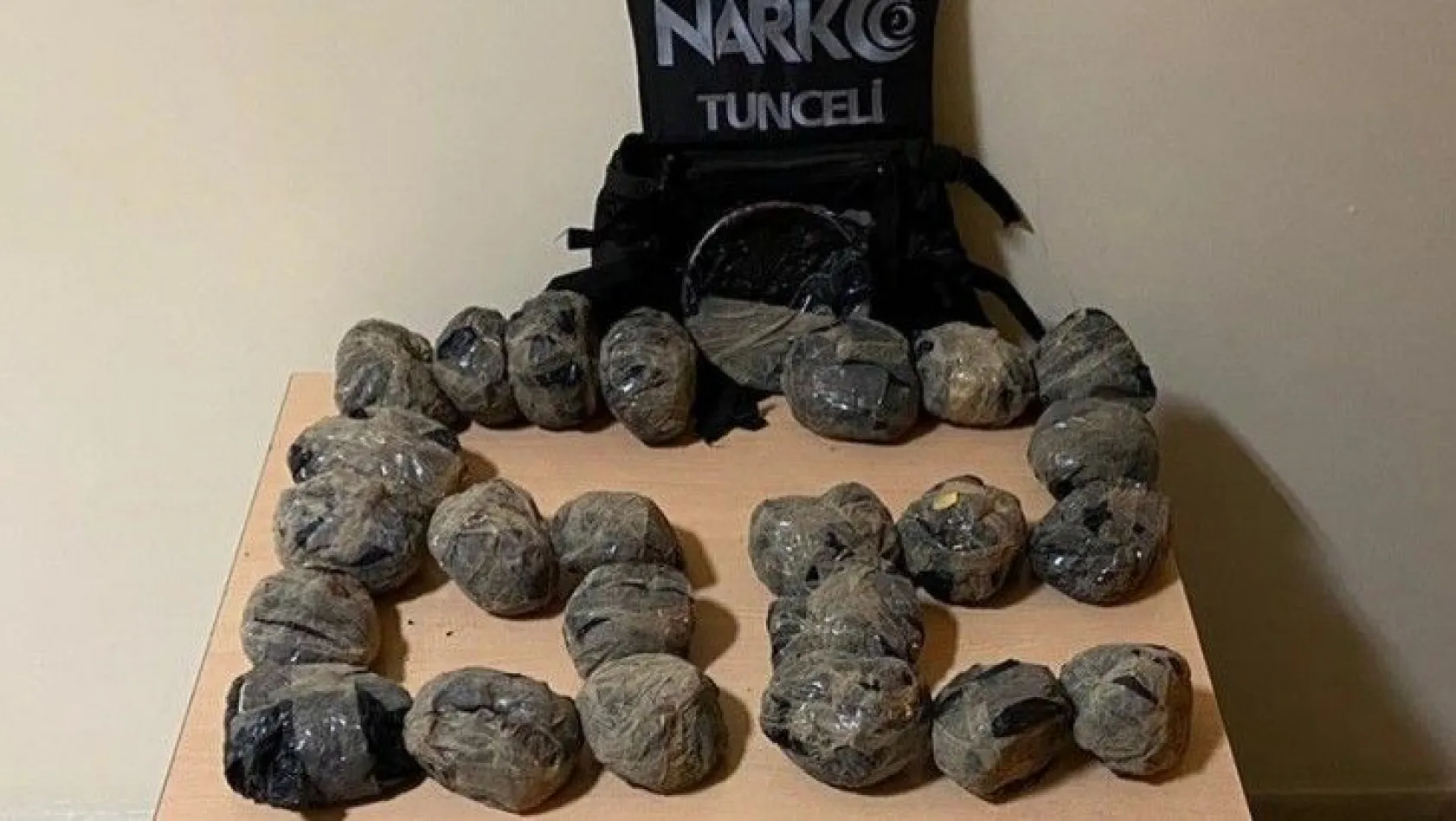 Tunceli'de uyuşturucu ile mücadele