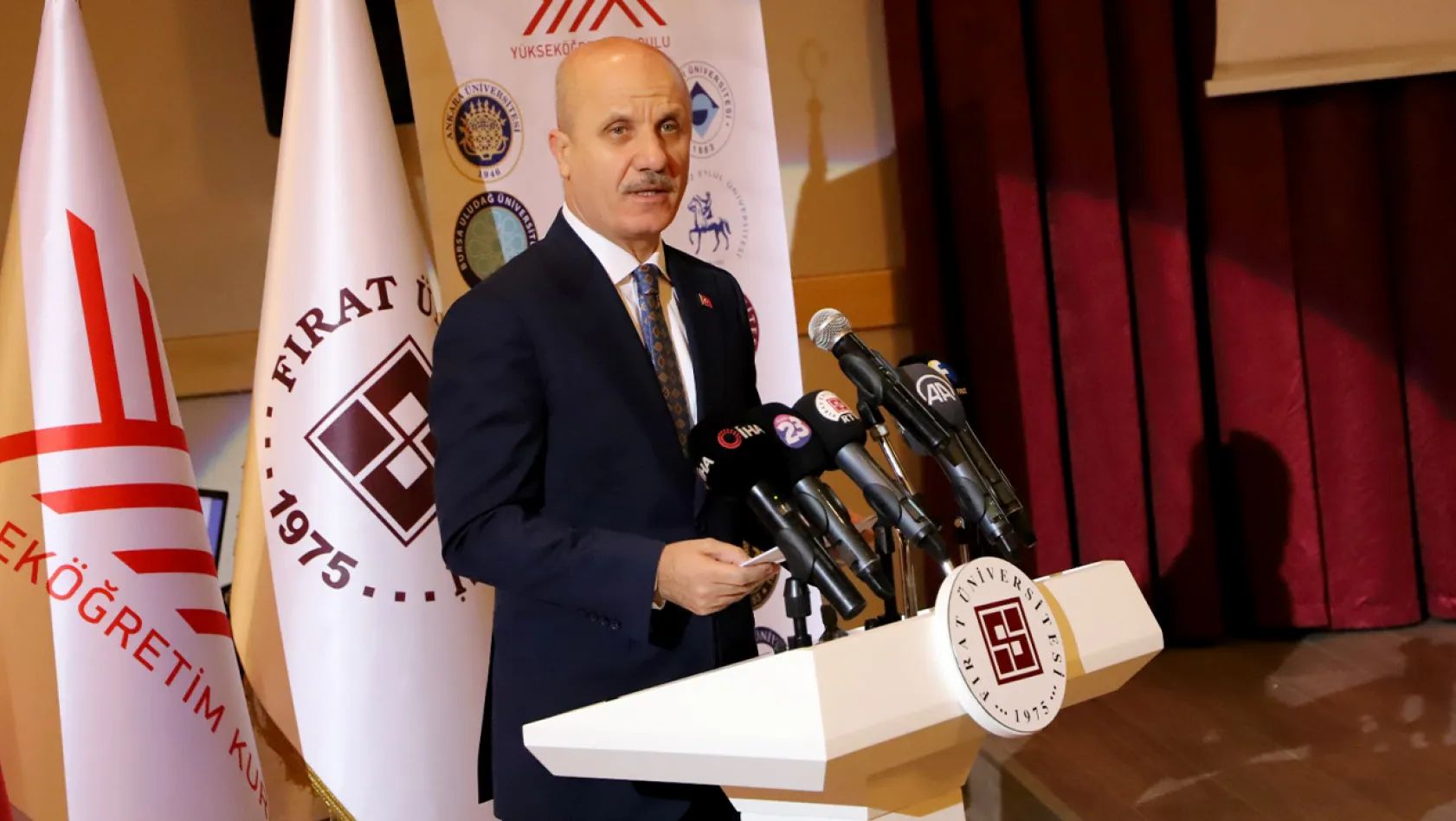 YÖK Başkanı Prof. Dr. Özvar, Elazığ'da