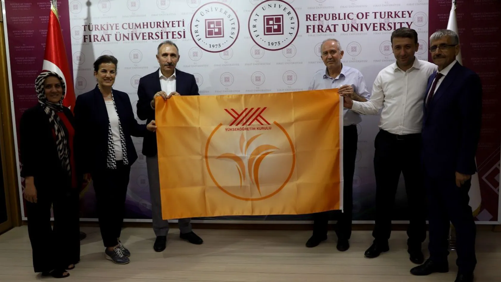 Fırat Üniversitesine 'Turuncu' bayrak