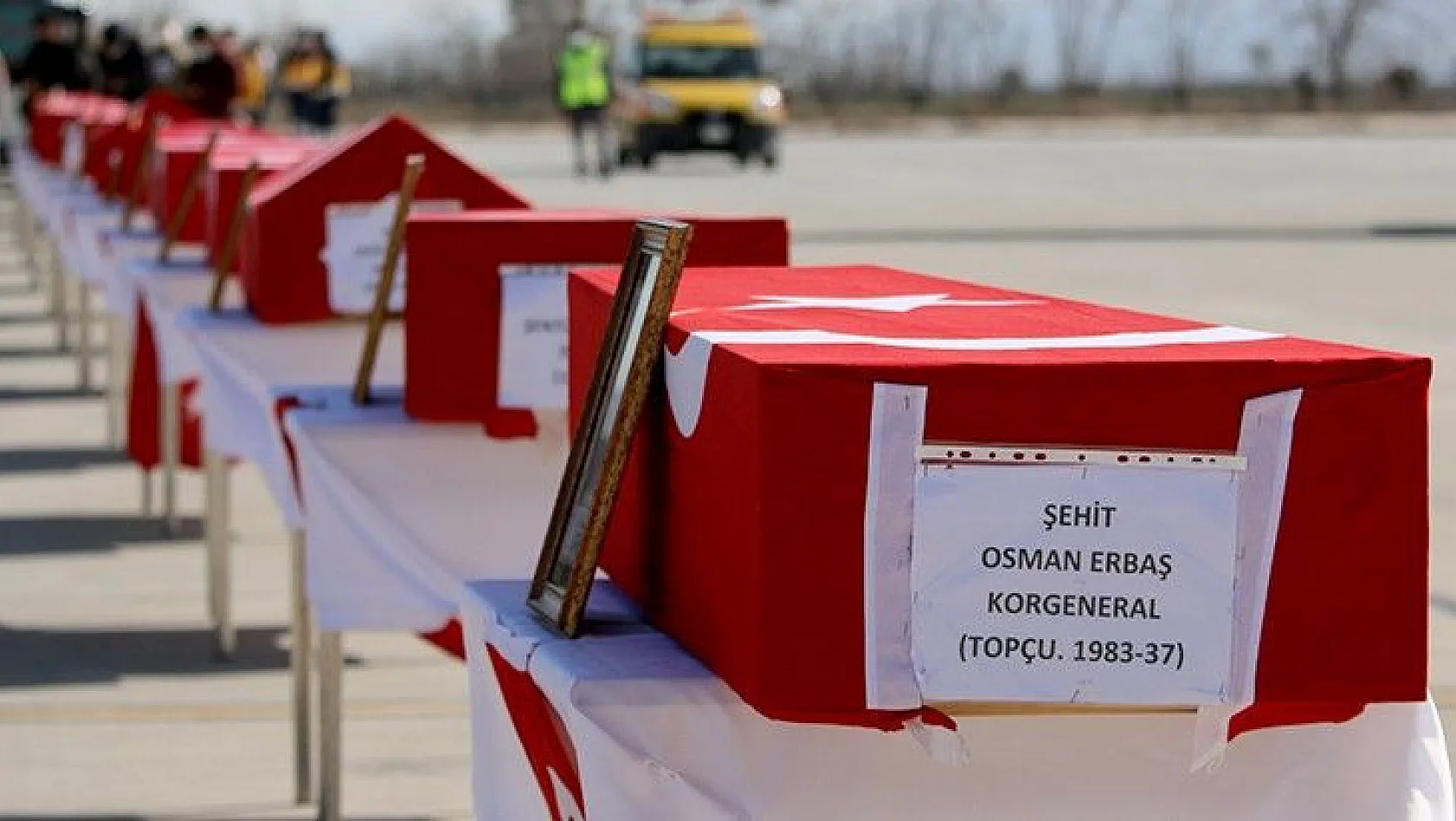 11 şehit Elazığ'dan törenle Ankara'ya uğurlandı